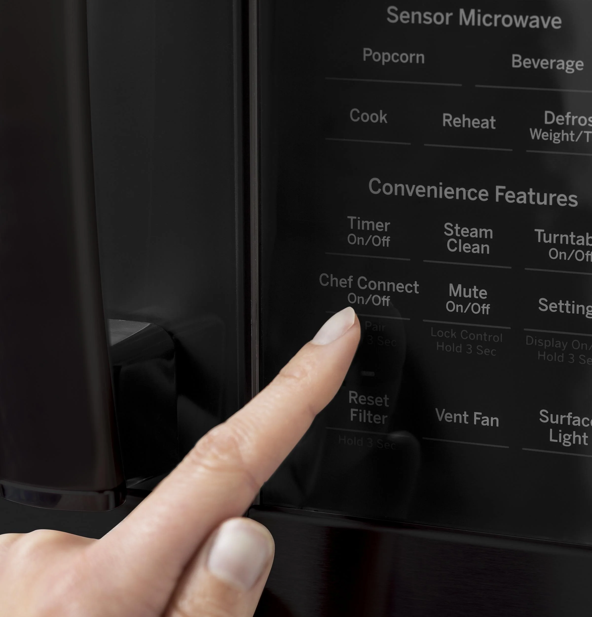 GE Profile™ 1.7 Cu. Ft. Convection Over-the-Range Microwave Oven - Image 3