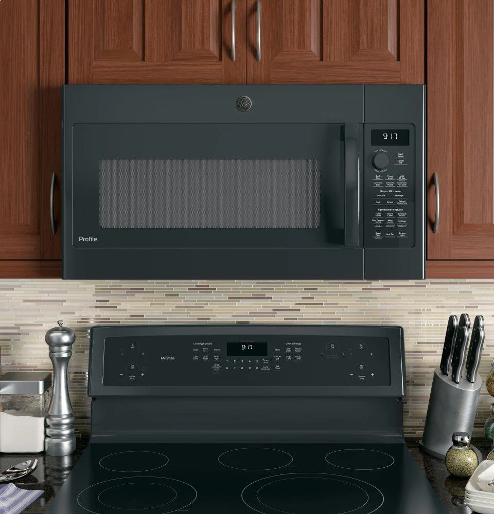 GE Profile™ 1.7 Cu. Ft. Convection Over-the-Range Microwave Oven - Image 6