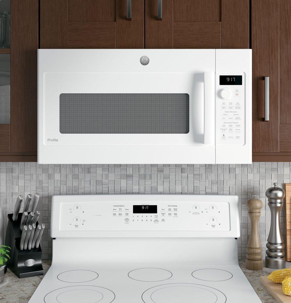 GE Profile™ 1.7 Cu. Ft. Convection Over-the-Range Microwave Oven - Image 8