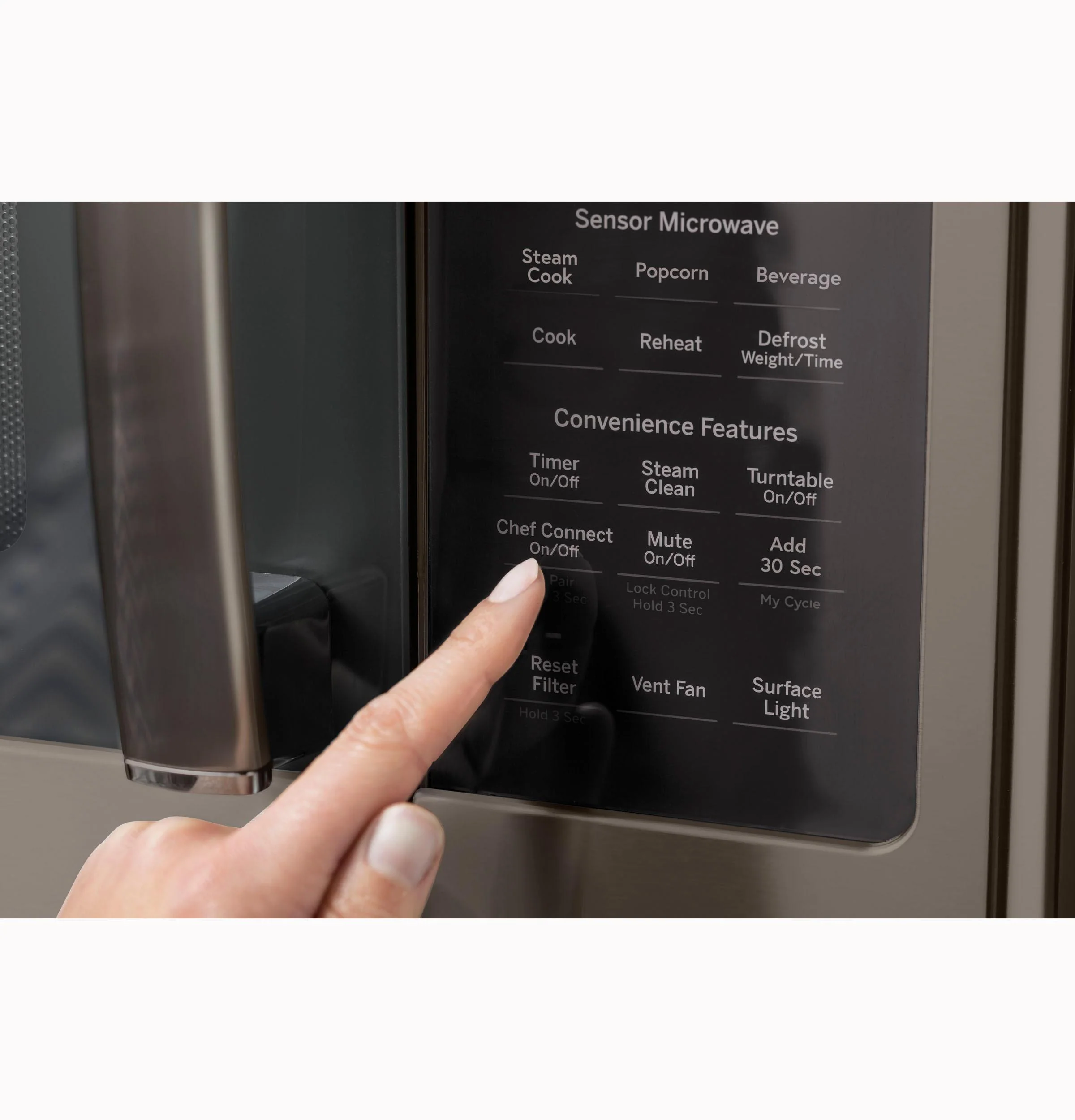 GE Profile™ 1.7 Cu. Ft. Convection Over-the-Range Microwave Oven - Image 4
