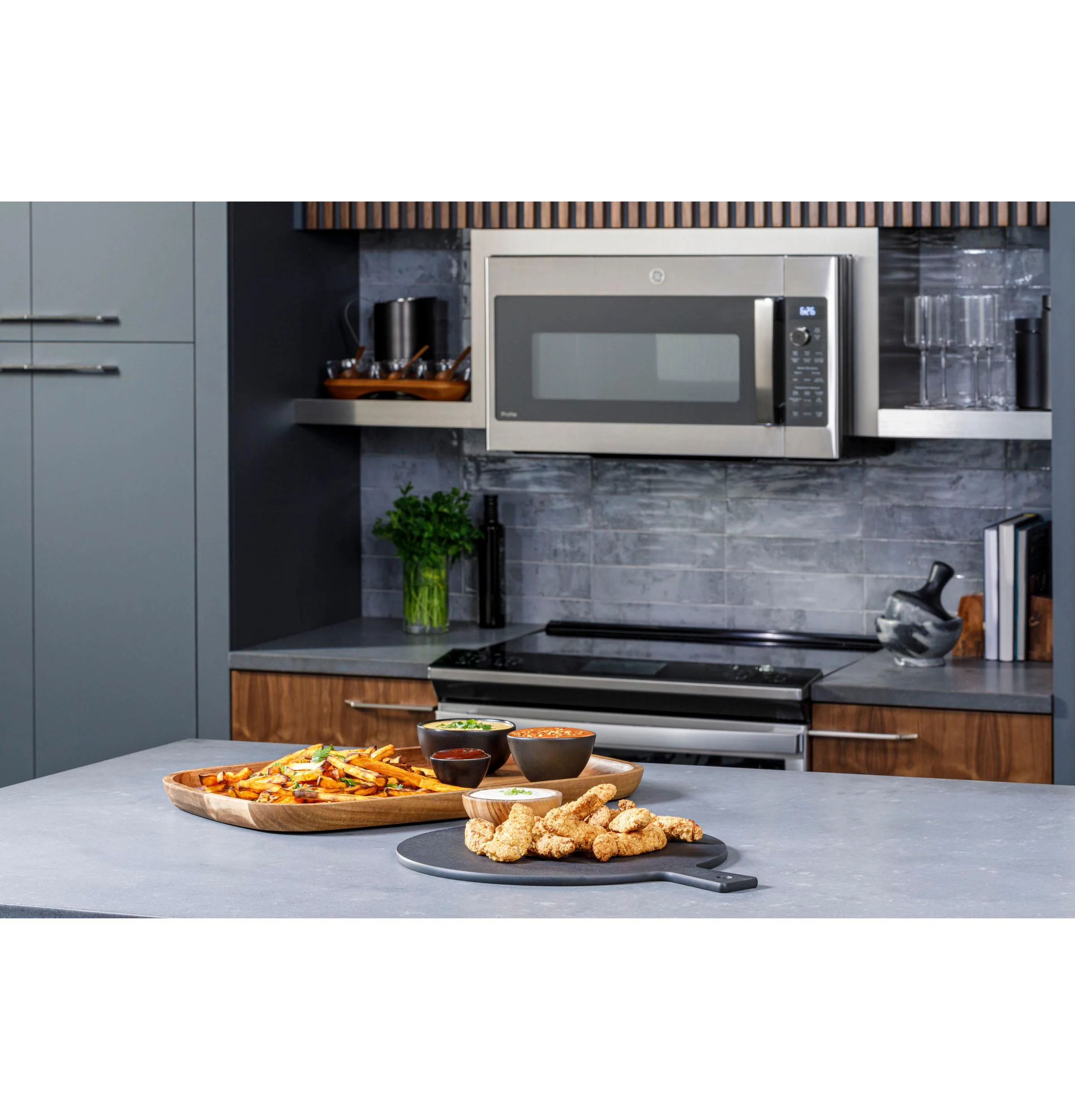 PVM9179RYSS GE Profile™ 1.7 Cu. Ft. Convection Over-the-Range Microwave Oven - Image 5
