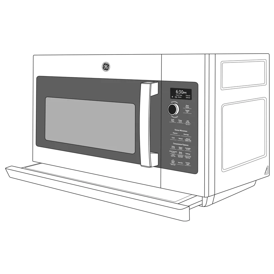 PVM9225RYSS GE Profile™ 2.2 Cu. Ft. Over-the-Range Sensor Microwave Oven - Image 14