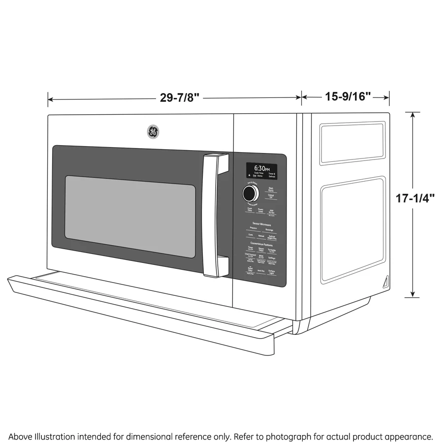 PVM9225RYSS GE Profile™ 2.2 Cu. Ft. Over-the-Range Sensor Microwave Oven - Image 15