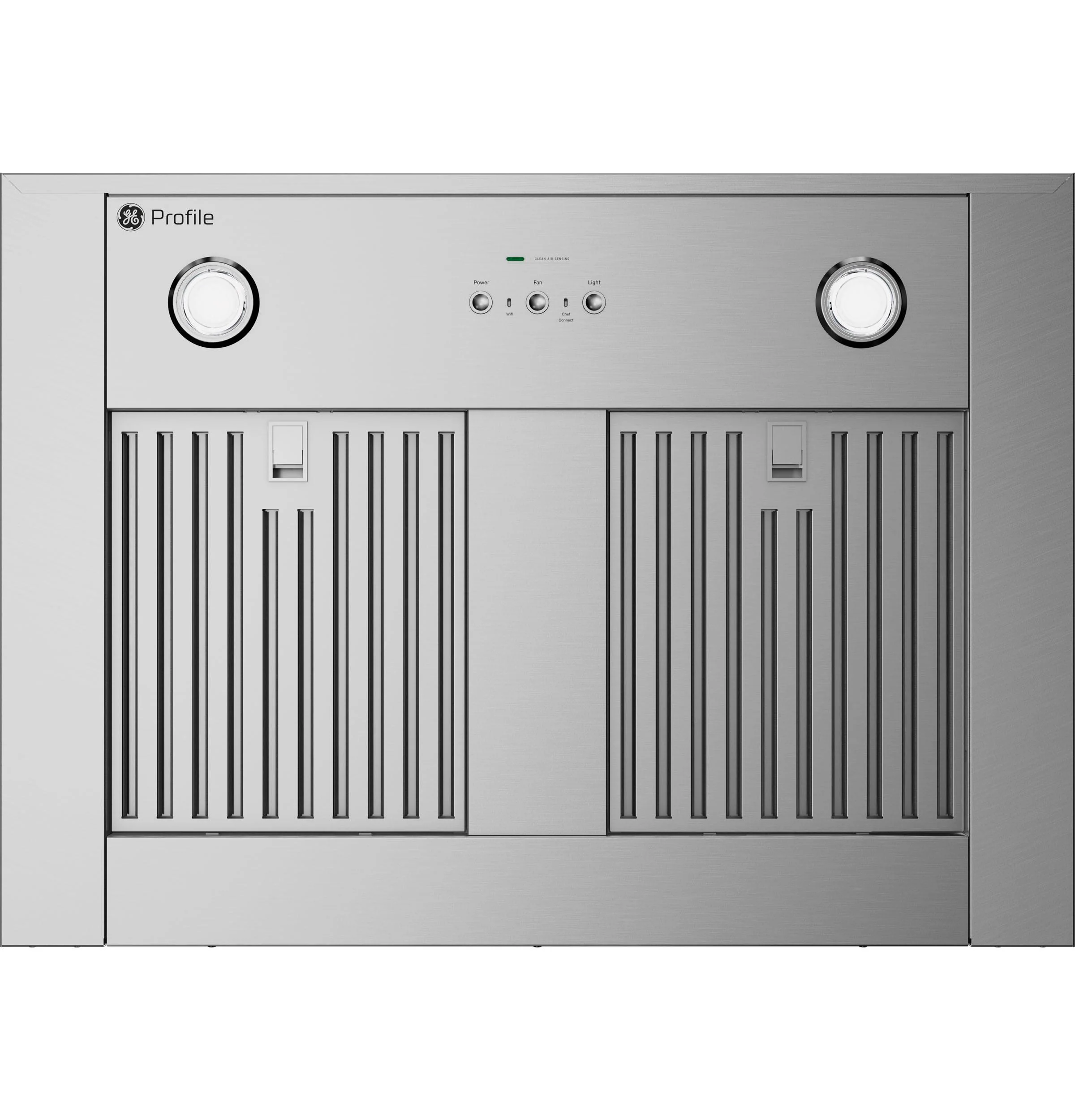 PVW1030SWSS GE Profile 30" Wall-Mount Pyramid Chimney Vent Hood with Clean Air Sensors - Image 2