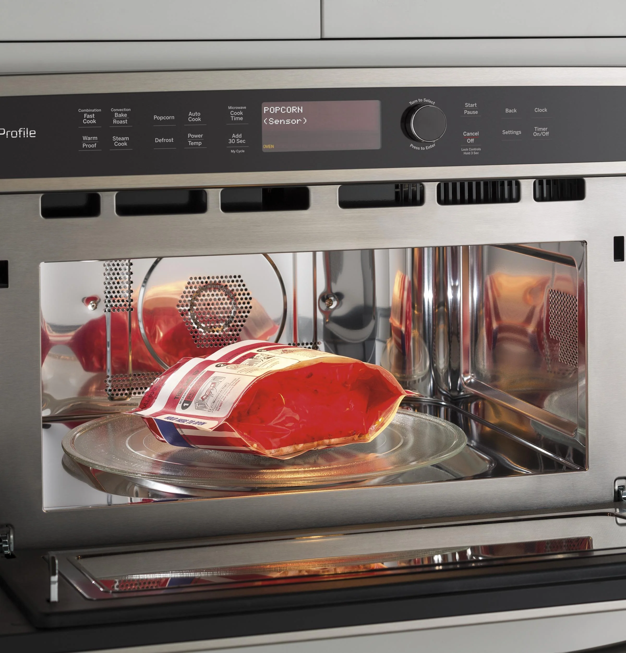 PWB7030ELES GE Profile™ Built-In Microwave/Convection Oven - Image 6