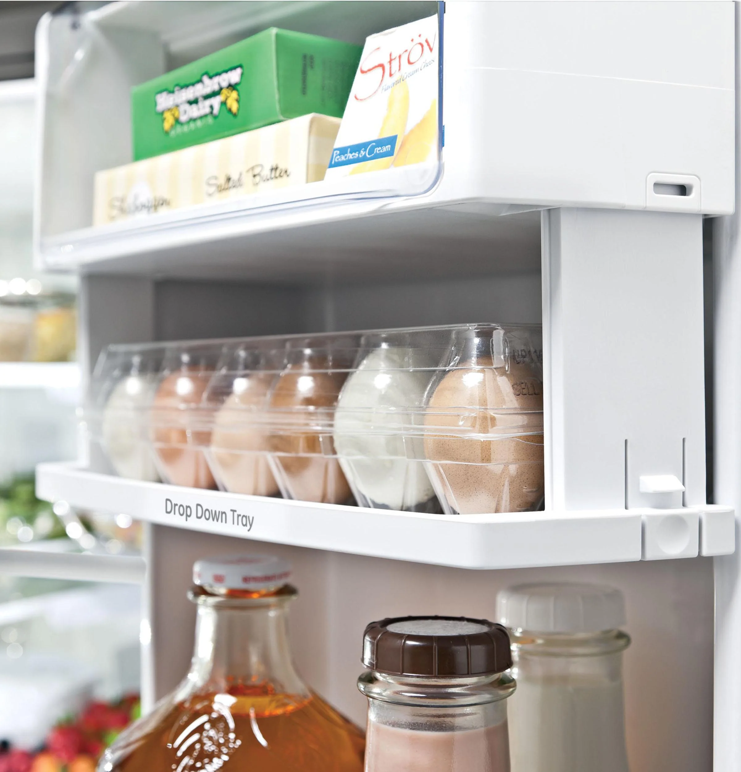 PWE23KYNFS GE Profile™ ENERGY STAR® 23.1 Cu. Ft. Counter-Depth Fingerprint Resistant French-Door Refrigerator - Image 35