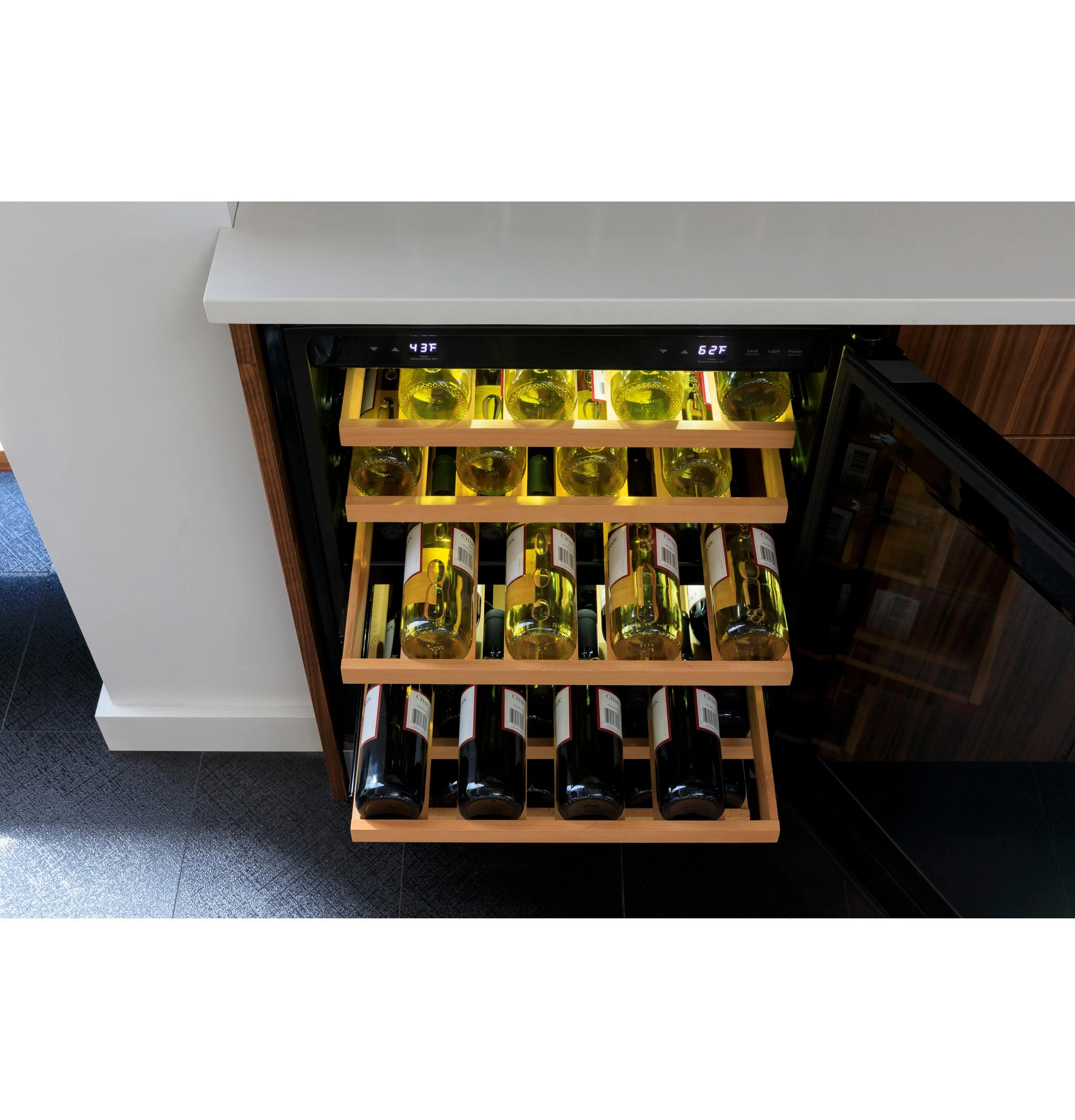 PWS06DSPSS GE Profile™ 44-Bottle Dual Zone Wine Cooler - Image 12