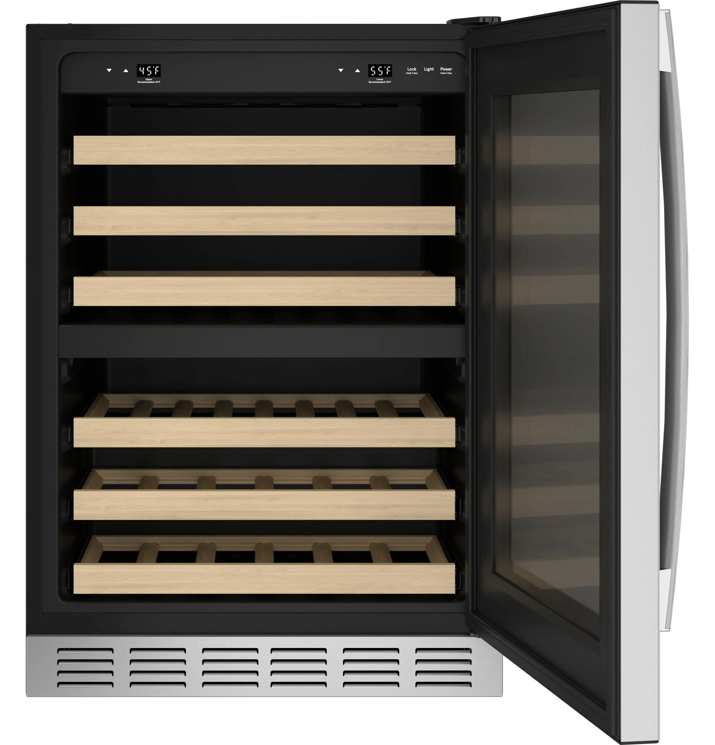 PWS06DSPSS GE Profile™ 44-Bottle Dual Zone Wine Cooler - Image 2