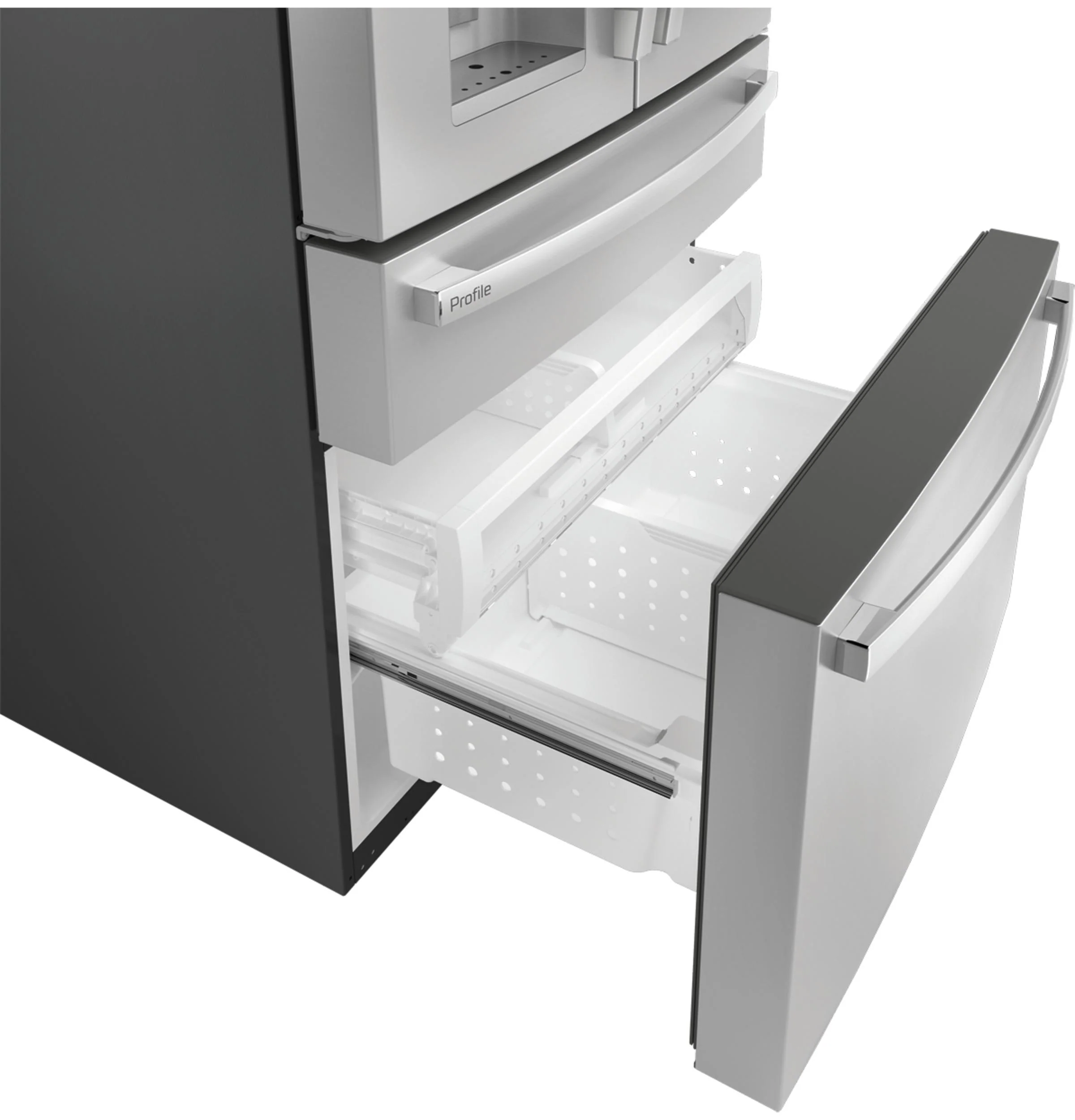 PXD22BYPFS GE Profile™ 22.4 Cu. Ft. Smart Counter-Depth Fingerprint Resistant 4-Door French-Door Refrigerator with Door In Door - Image 16
