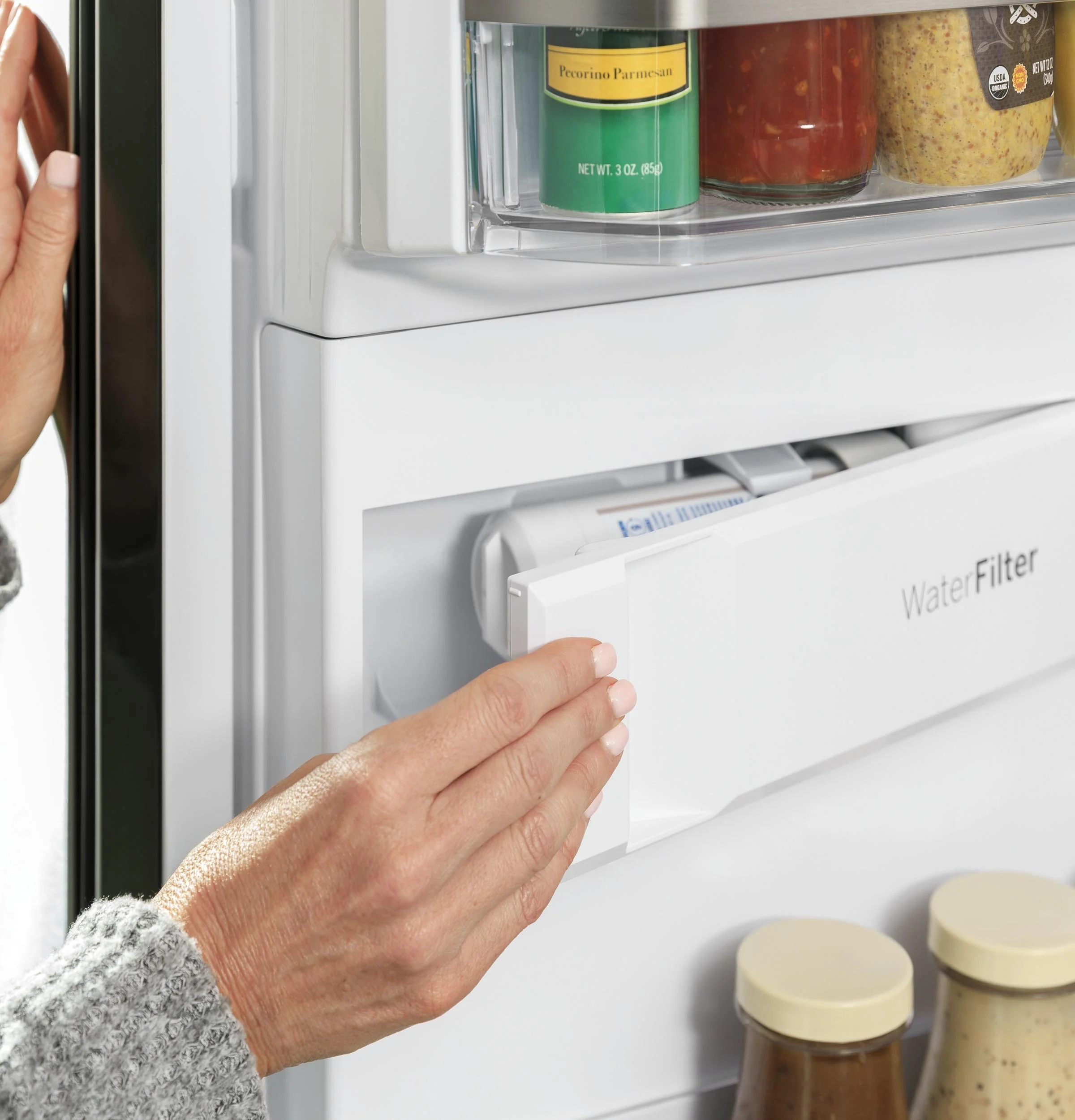 PXD22BYPFS GE Profile™ 22.4 Cu. Ft. Smart Counter-Depth Fingerprint Resistant 4-Door French-Door Refrigerator with Door In Door - Image 23