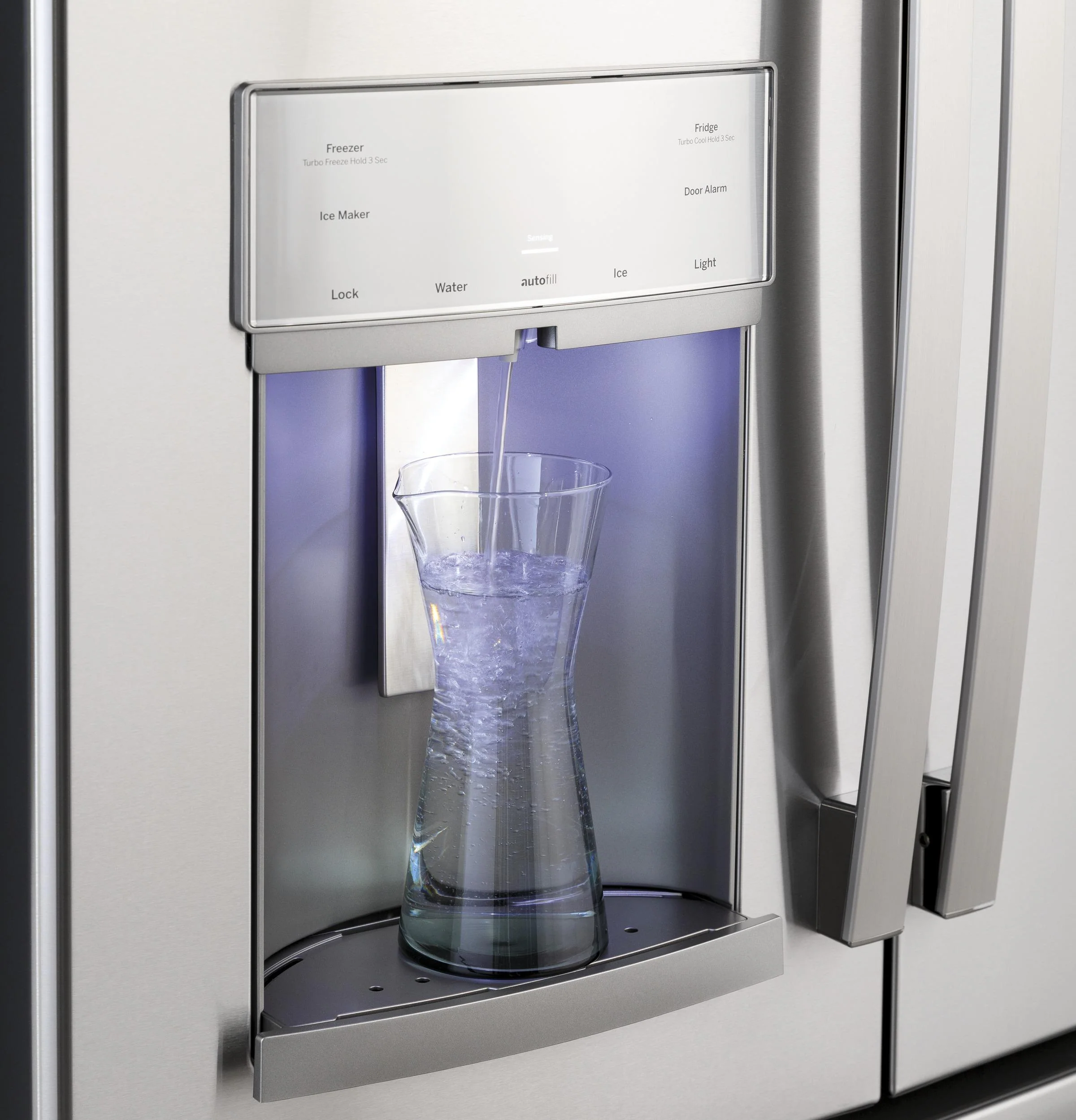 PYE22KYNFS GE Profile™ ENERGY STAR® 22.1 Cu. Ft. Counter-Depth Fingerprint Resistant French-Door Refrigerator with Hands-Free AutoFill - Image 22
