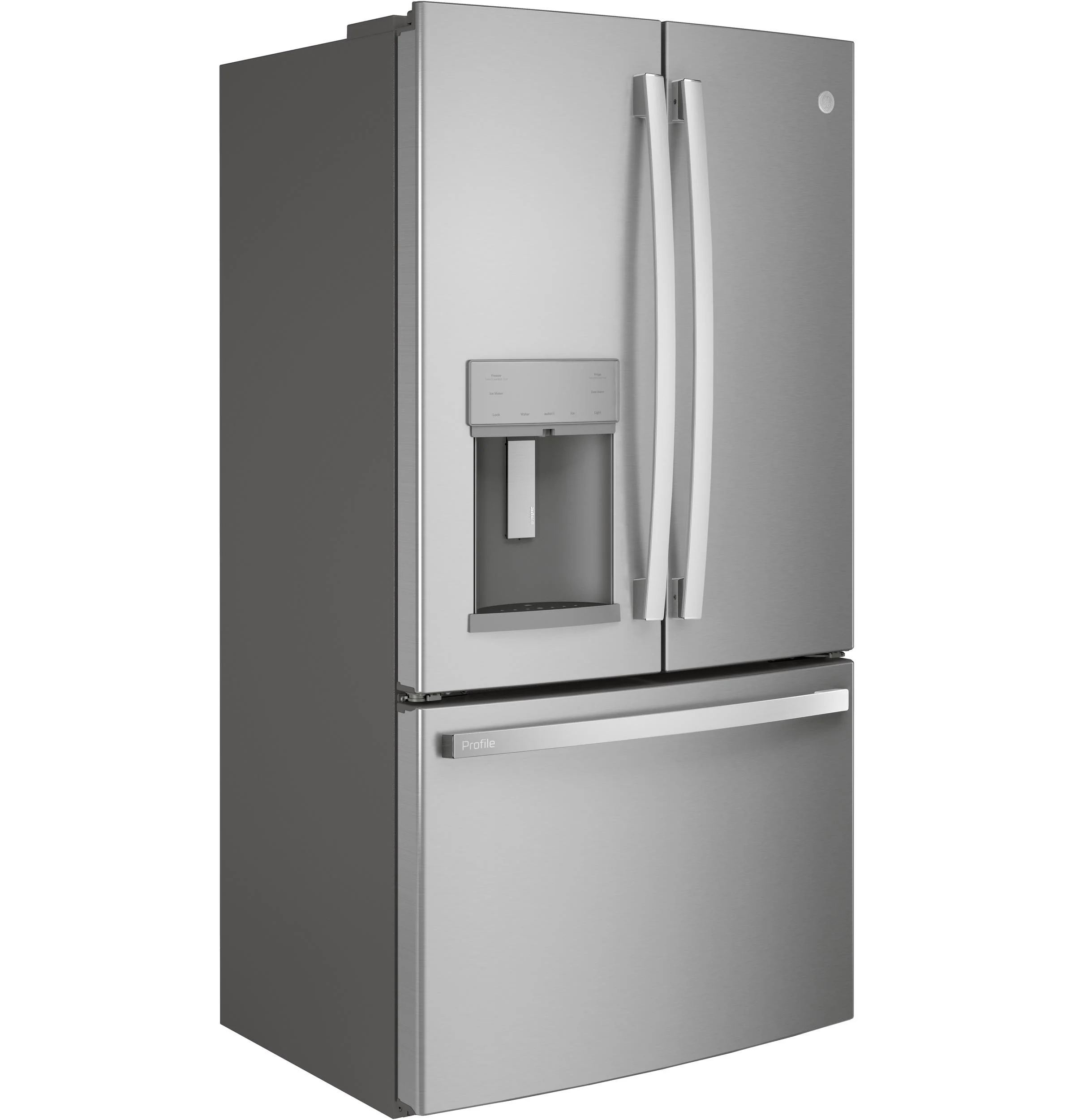 PYE22KYNFS GE Profile™ ENERGY STAR® 22.1 Cu. Ft. Counter-Depth Fingerprint Resistant French-Door Refrigerator with Hands-Free AutoFill - Image 38