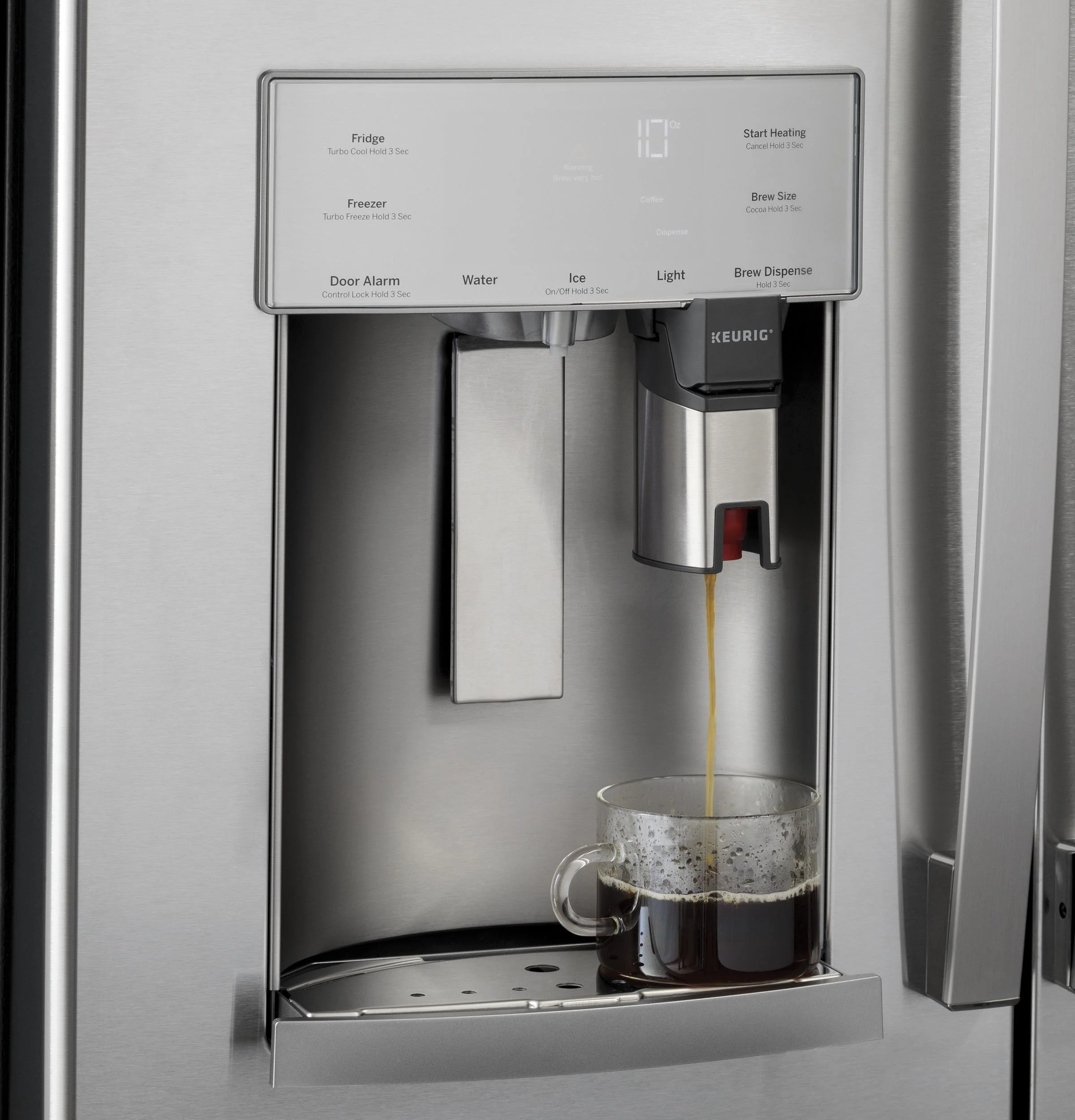 GE Profile™ Series ENERGY STAR® 22.1 Cu. Ft. Smart Counter-Depth Fingerprint Resistant French-Door Refrigerator with Keurig® K-Cup® Brewing System - Image 21
