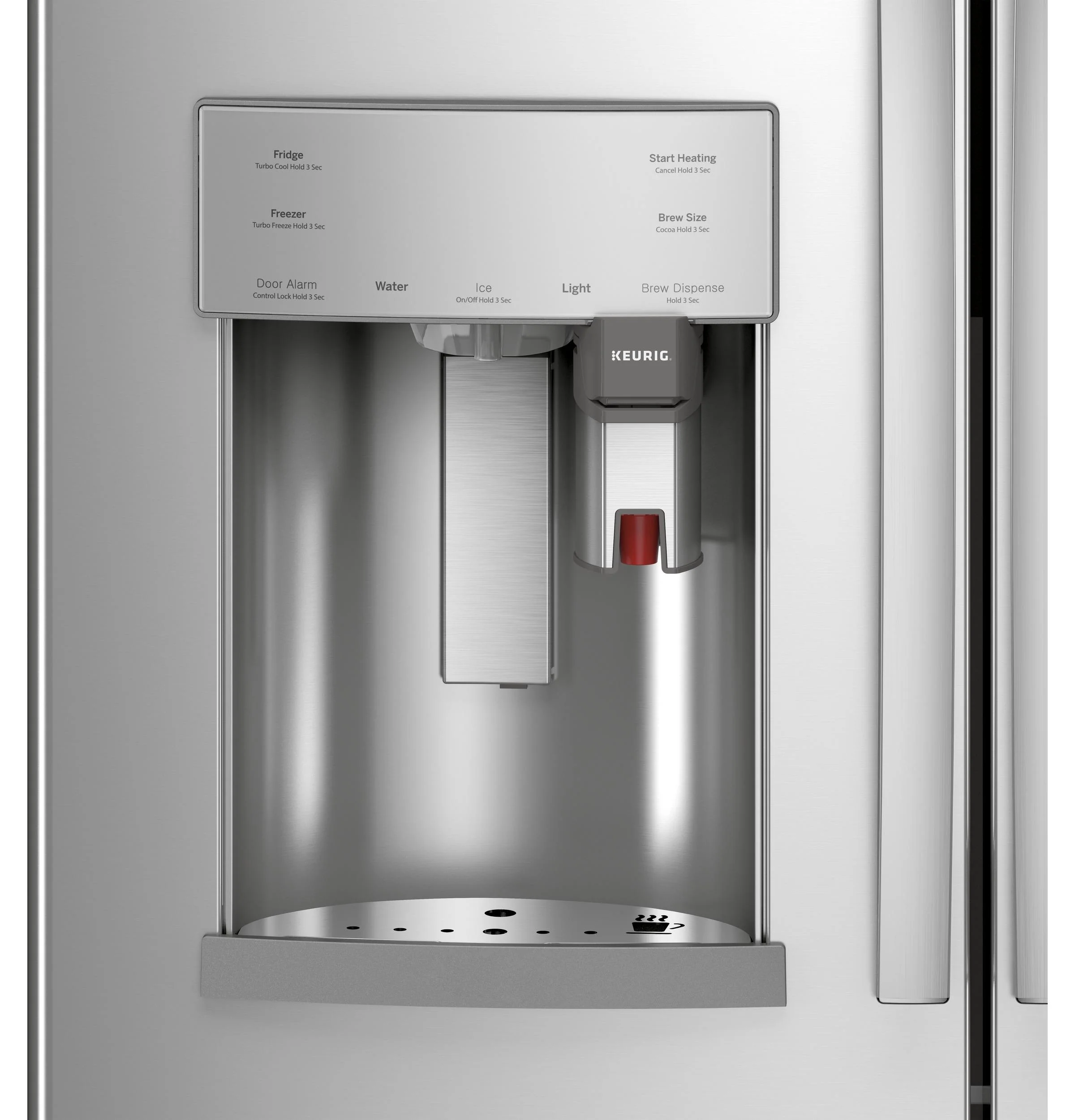GE Profile™ Series ENERGY STAR® 22.1 Cu. Ft. Smart Counter-Depth Fingerprint Resistant French-Door Refrigerator with Keurig® K-Cup® Brewing System - Image 4