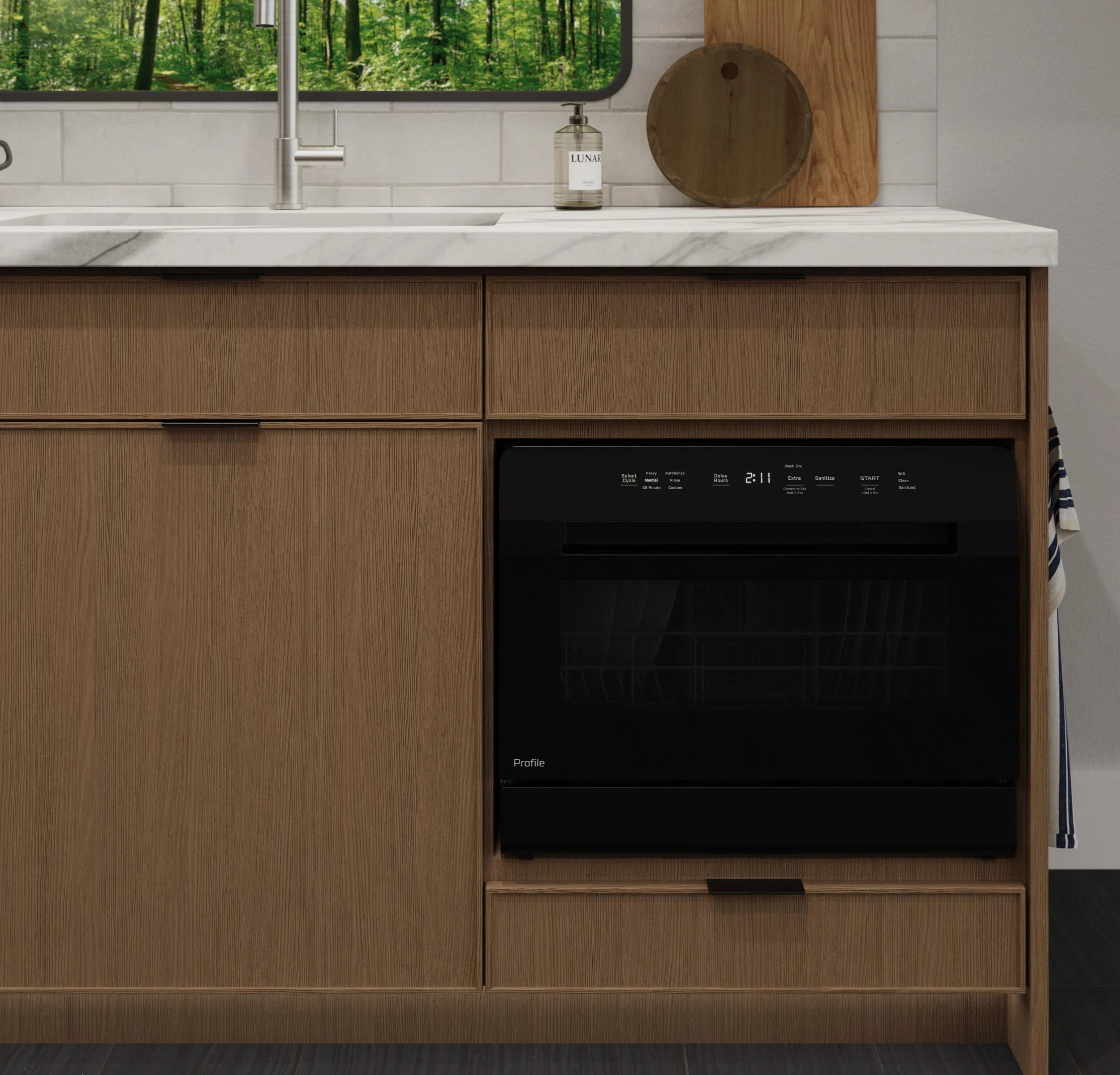 PZF560HGWBB GE Profile™ ENERGY STAR® Smart Compact Dishwasher for Countertop or Built-In - Image 27