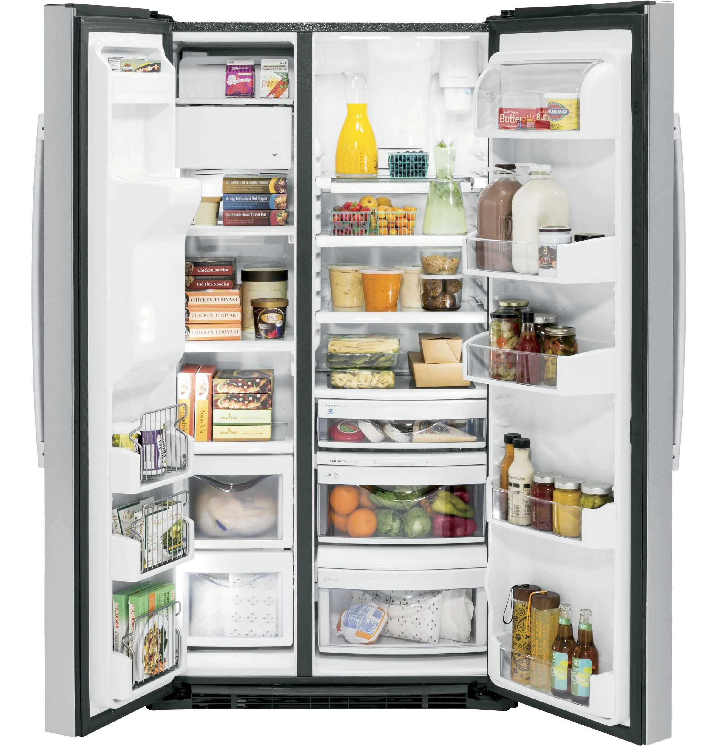PZS22MYKFS GE Profile™ 21.9 Cu. Ft. Counter-Depth Side-By-Side Refrigerator - Image 2