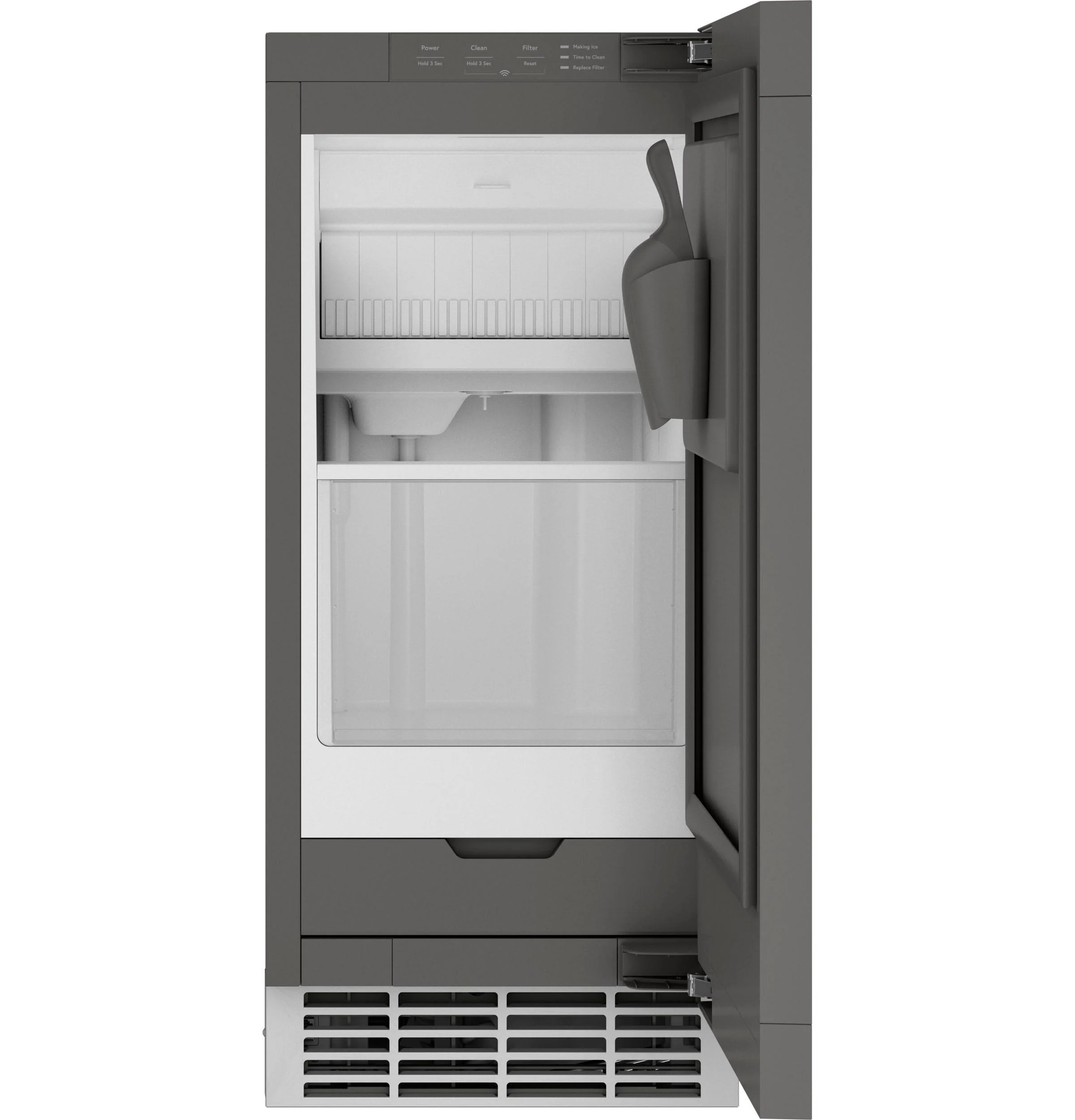 Ge Appliances UCC15NPRII Ice Maker 15-Inch Panel-Ready - Clear Ice - Image 4