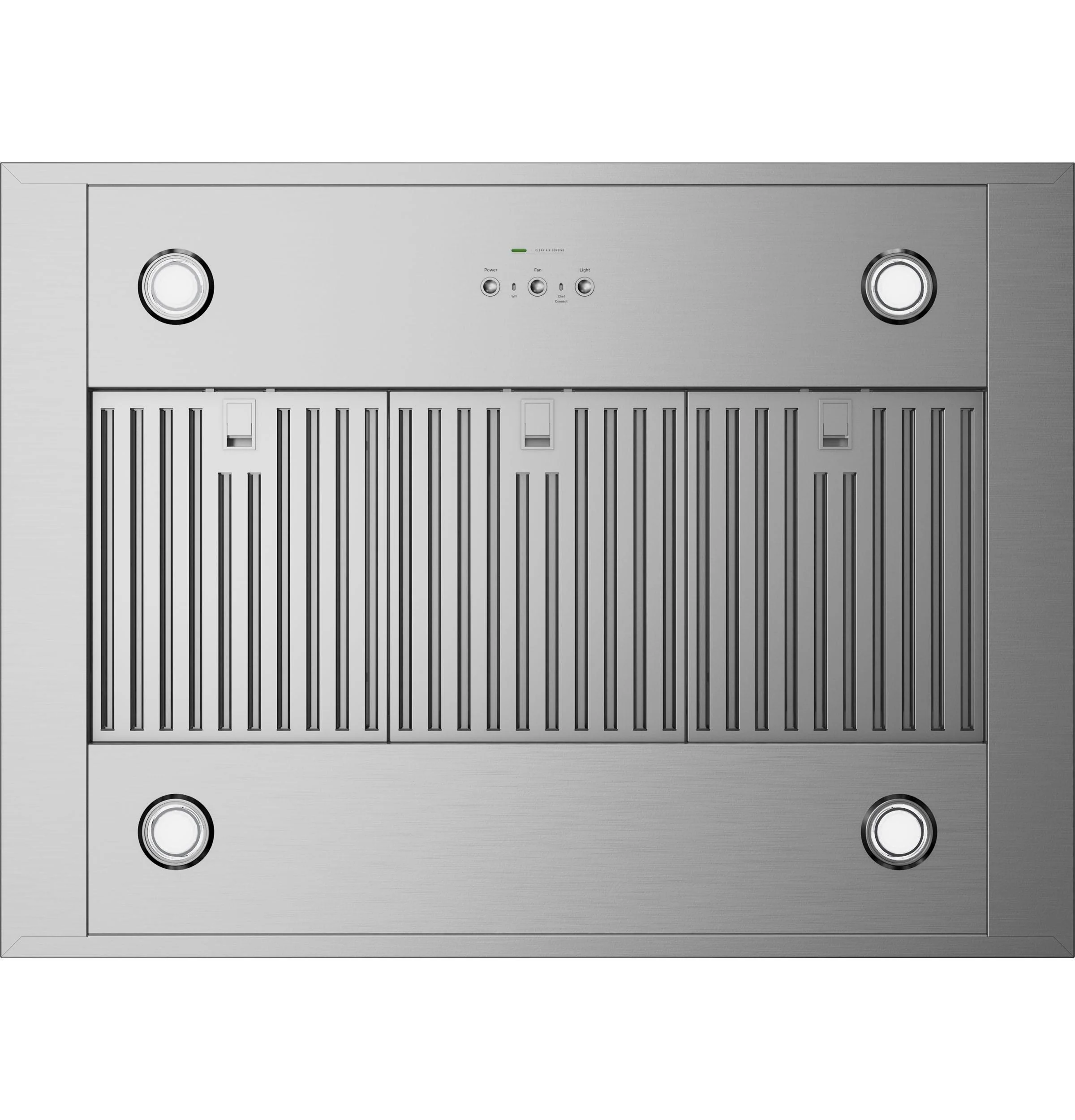 Ge Appliances UVI1036SRSS 36" Designer Island-Mount Chimney Vent Hood with Clean Air Sensors - Image 2