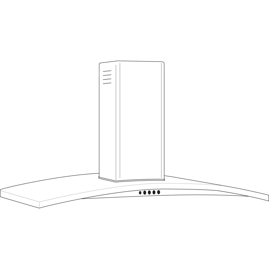 Ge Appliances UVI7361SWSS 36" Island-Mount Chimney Hood - Image 11