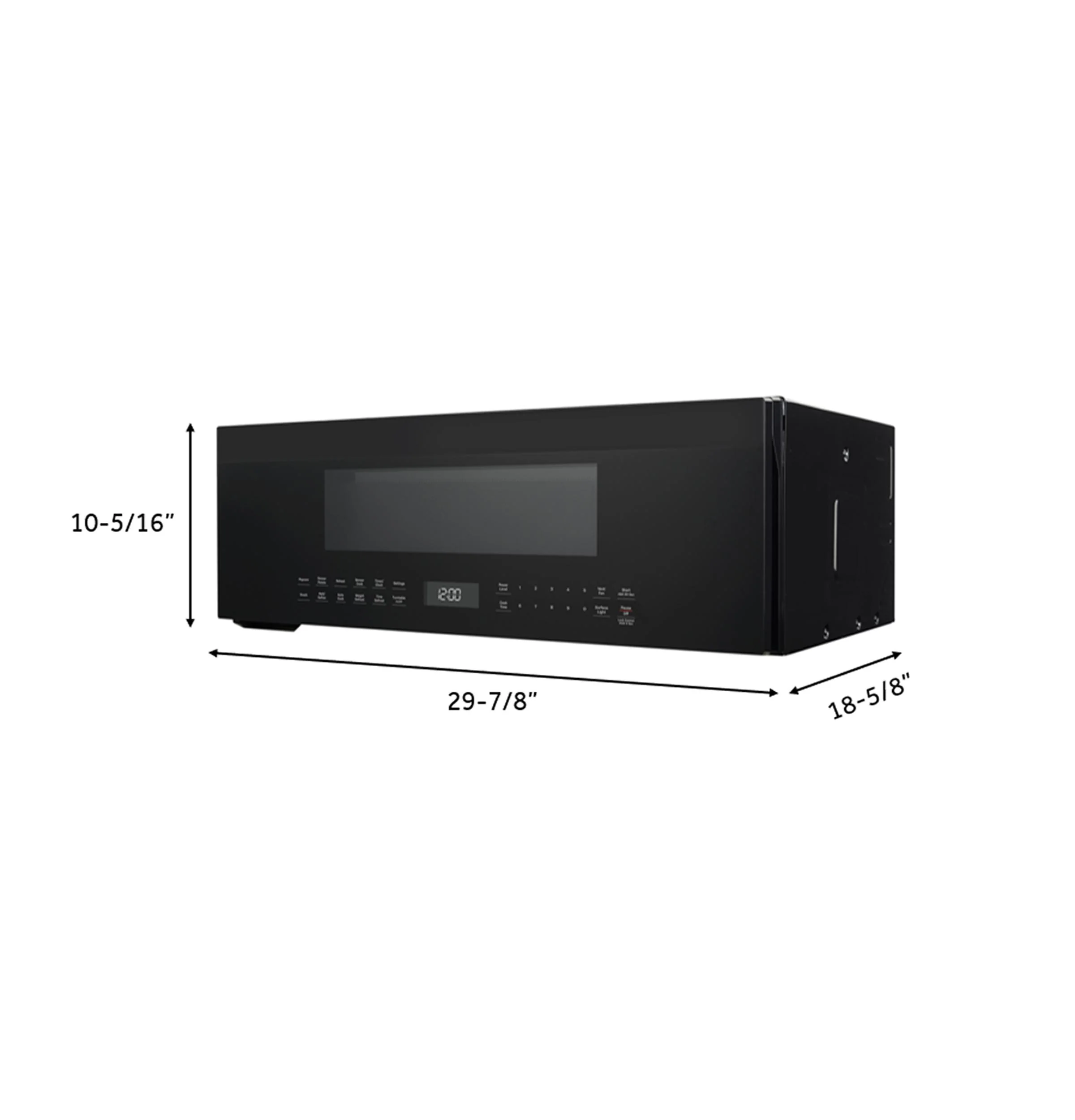 Ge Appliances UVM9125DYBB 1.2 Cu. Ft. Over-the-Range Low Profile Sensor Microwave Oven - Image 13