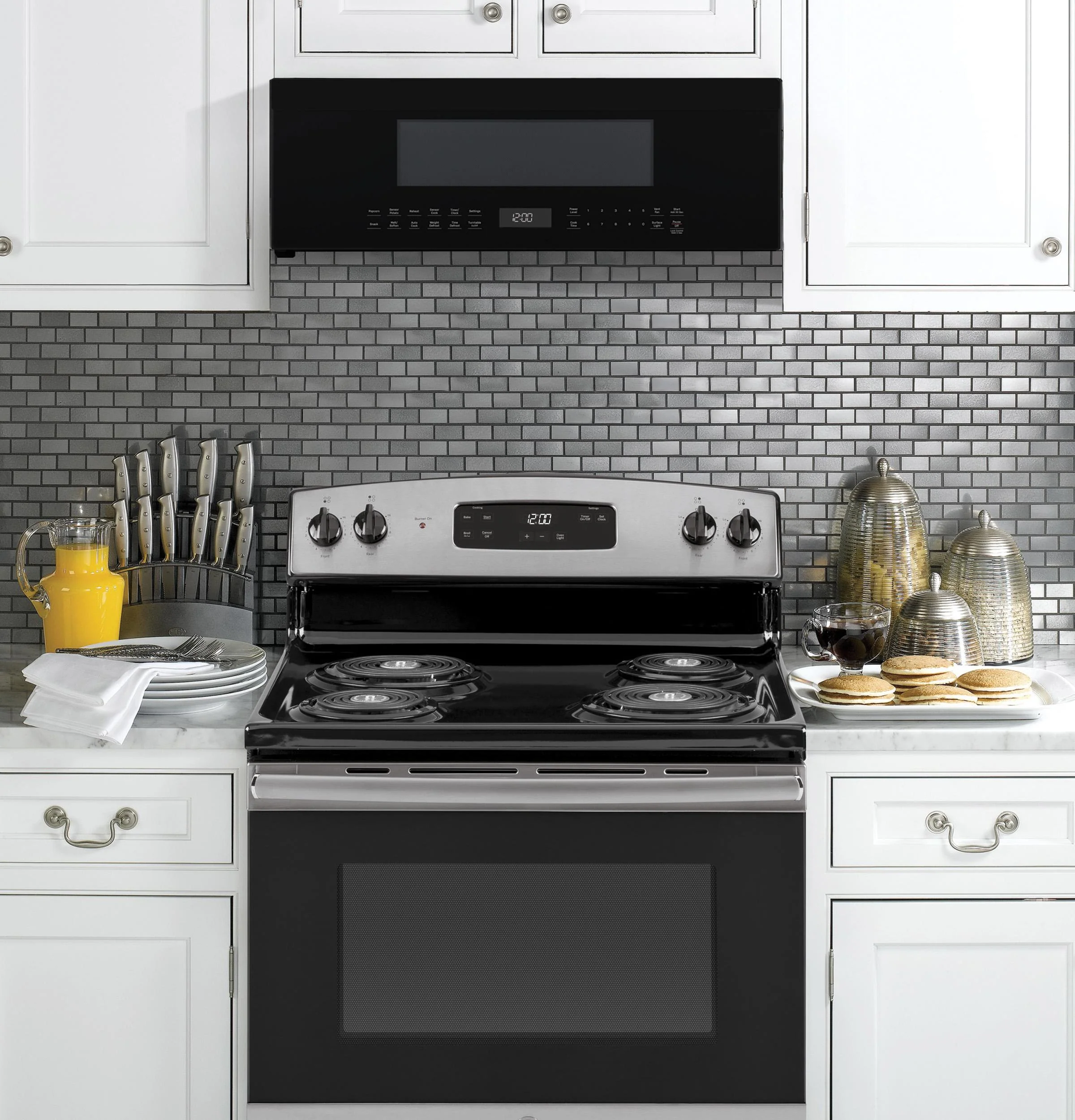 Ge Appliances UVM9125DYBB 1.2 Cu. Ft. Over-the-Range Low Profile Sensor Microwave Oven - Image 6