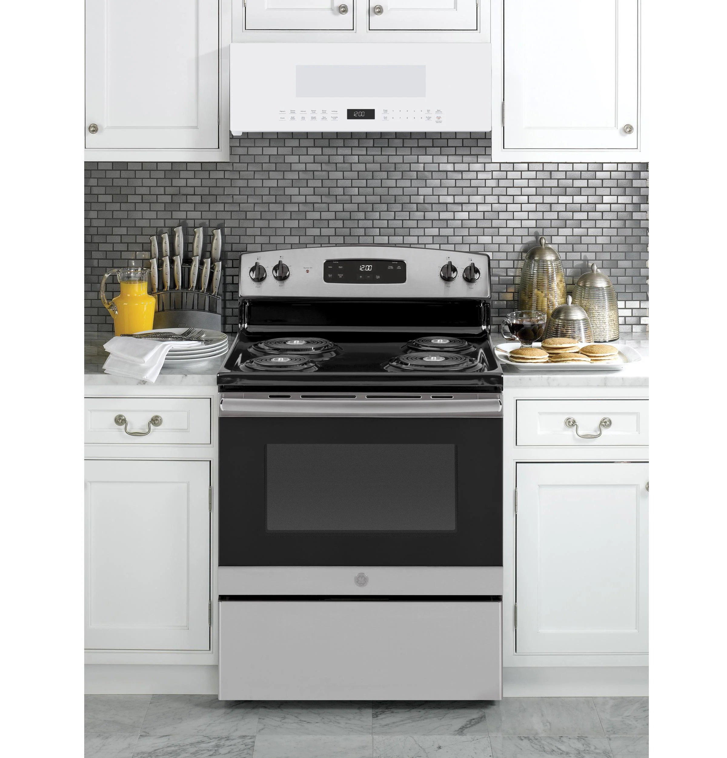Ge Appliances UVM9125DYWW 1.2 Cu. Ft. Over-the-Range Low Profile Sensor Microwave Oven - Image 2