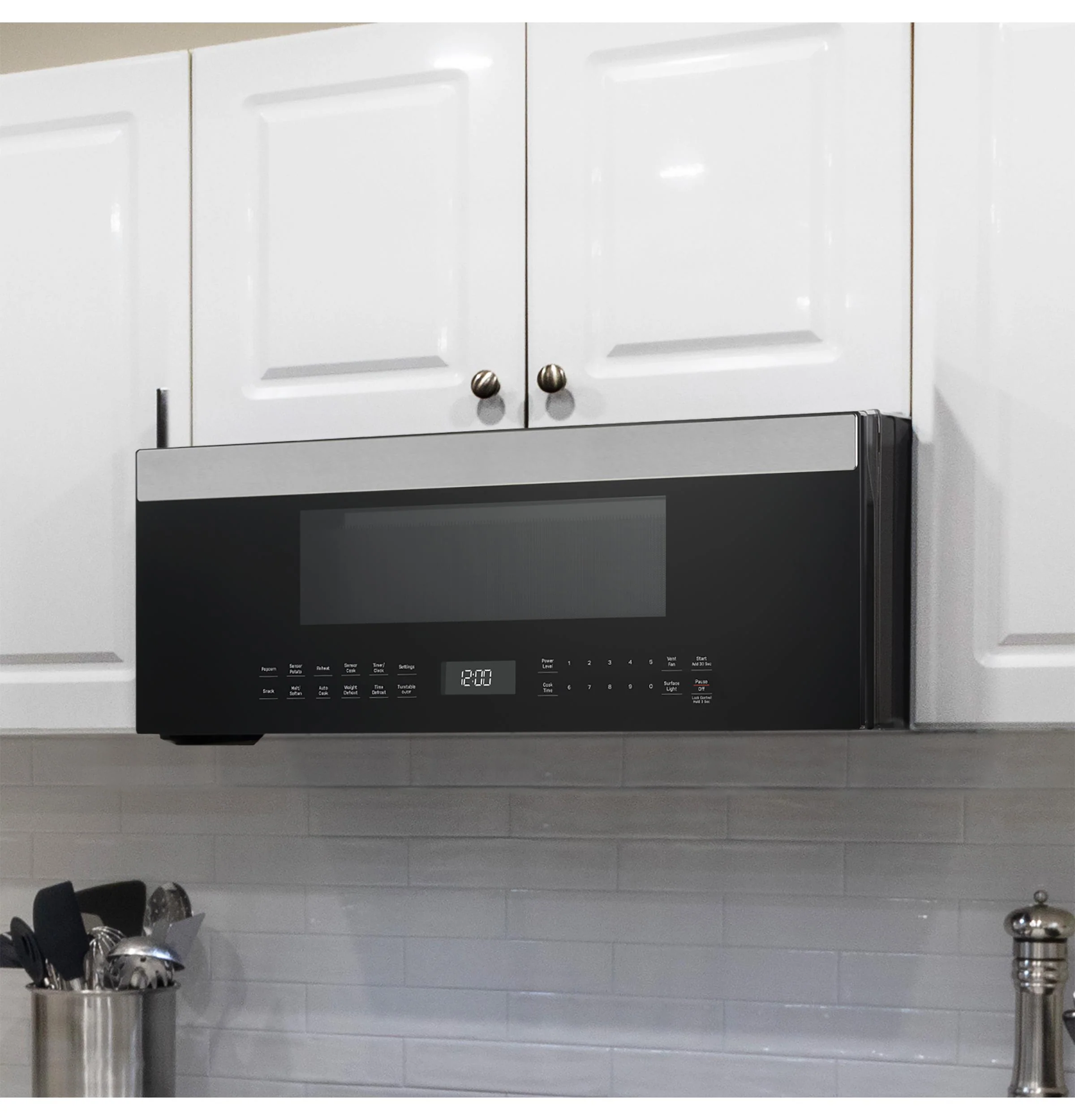 Ge Appliances UVM9125STSS 1.2 Cu. Ft. Over-the-Range Low Profile Sensor Microwave Oven - Image 8