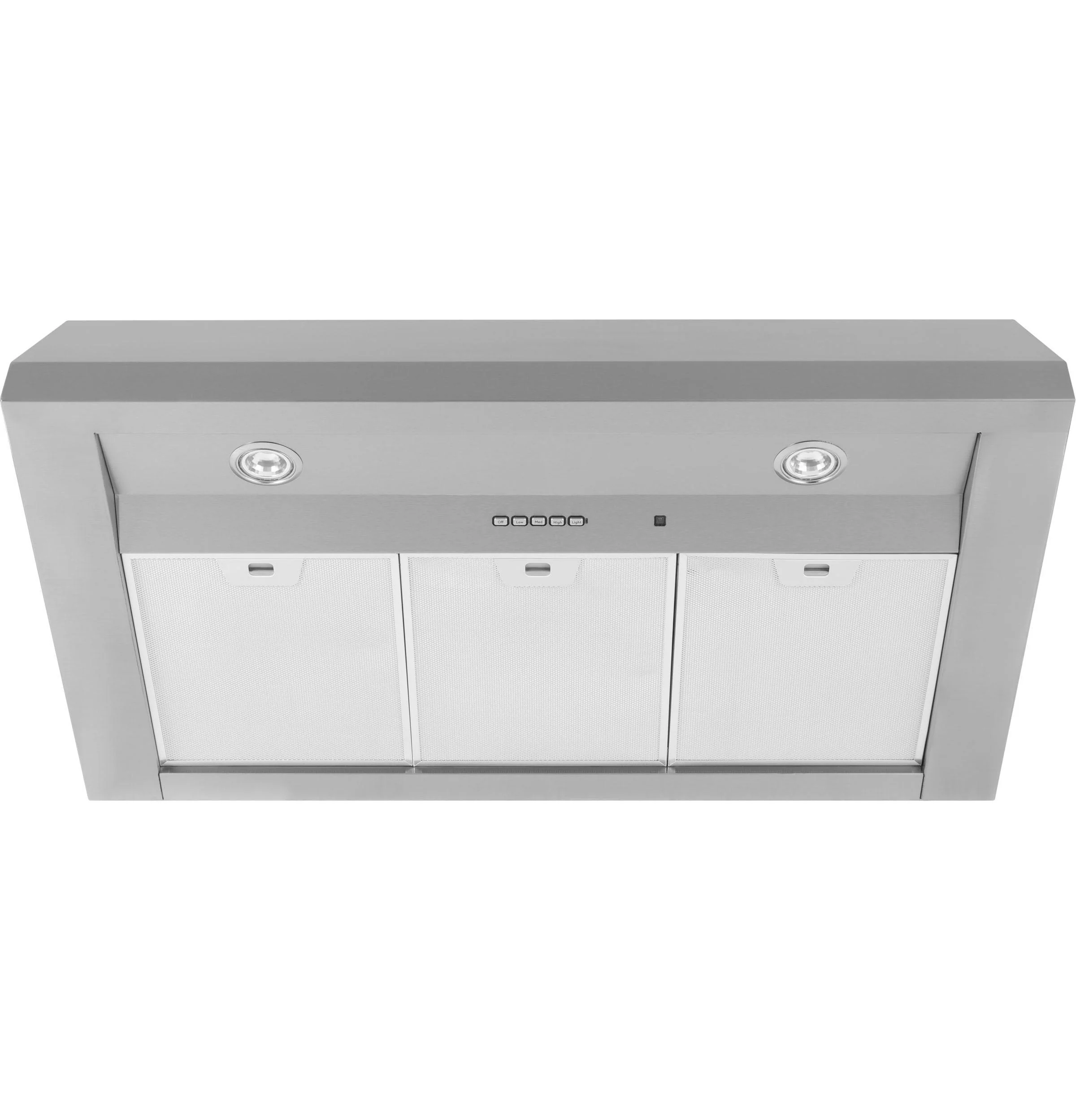 Ge Appliances UVW8304SPSS 30" Designer Wall Mount Hood w/ Dimmable LED Lighting - Image 2