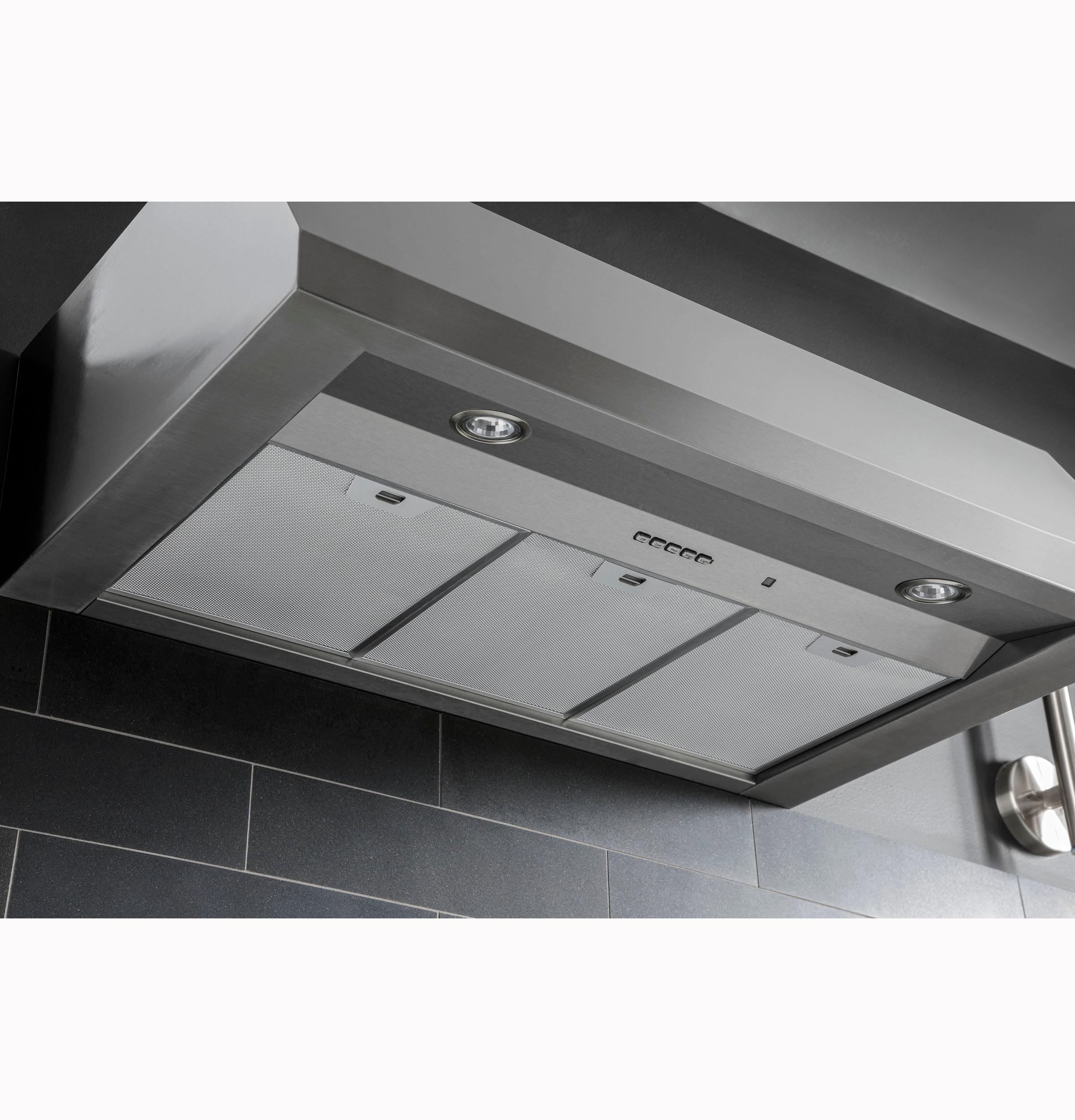 Ge Appliances UVW8304SPSS 30" Designer Wall Mount Hood w/ Dimmable LED Lighting - Image 5