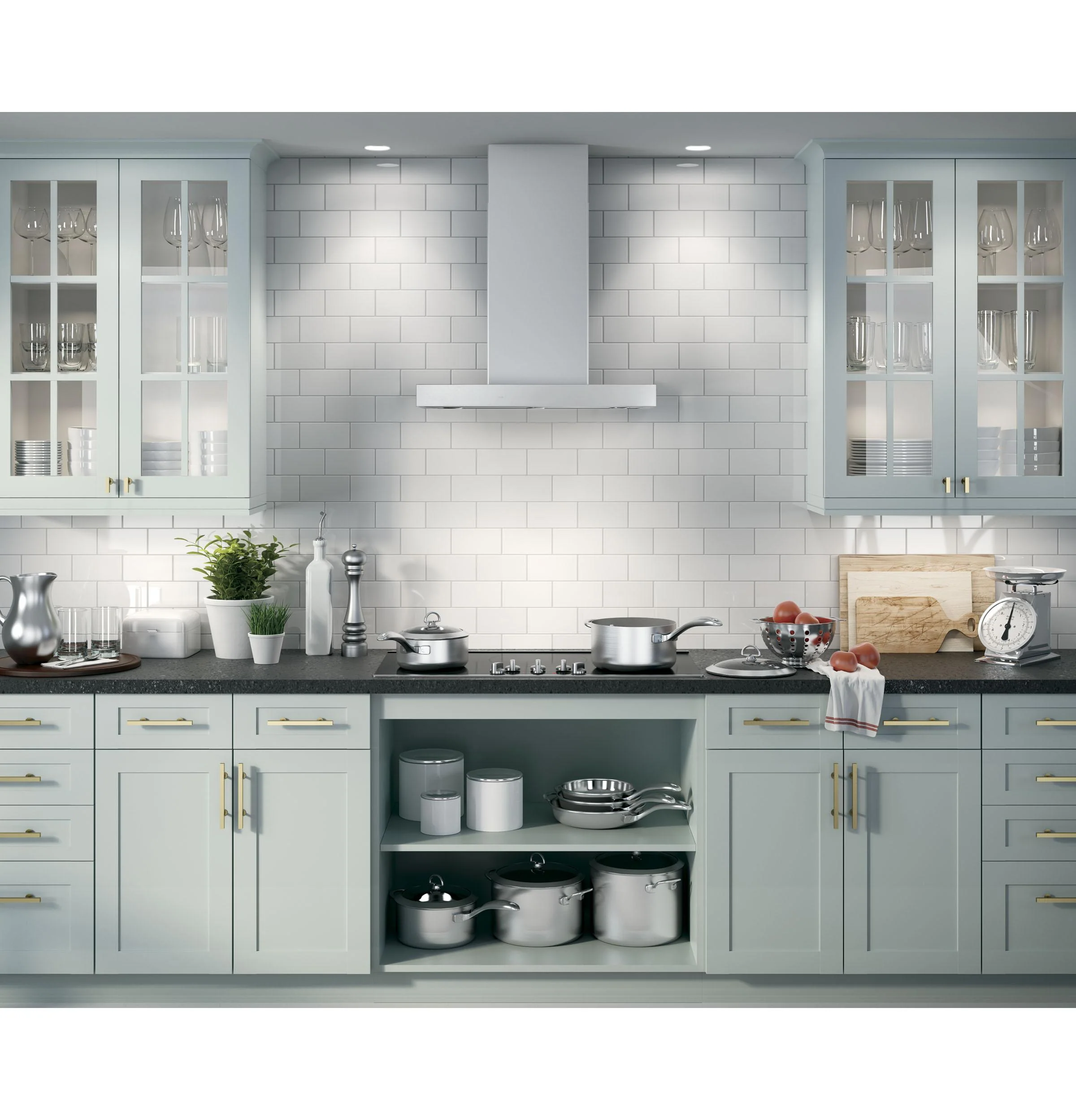 Ge Appliances UVW9301SLSS 30" Smart Designer Wall Mount Hood w/ Perimeter Venting - Image 4