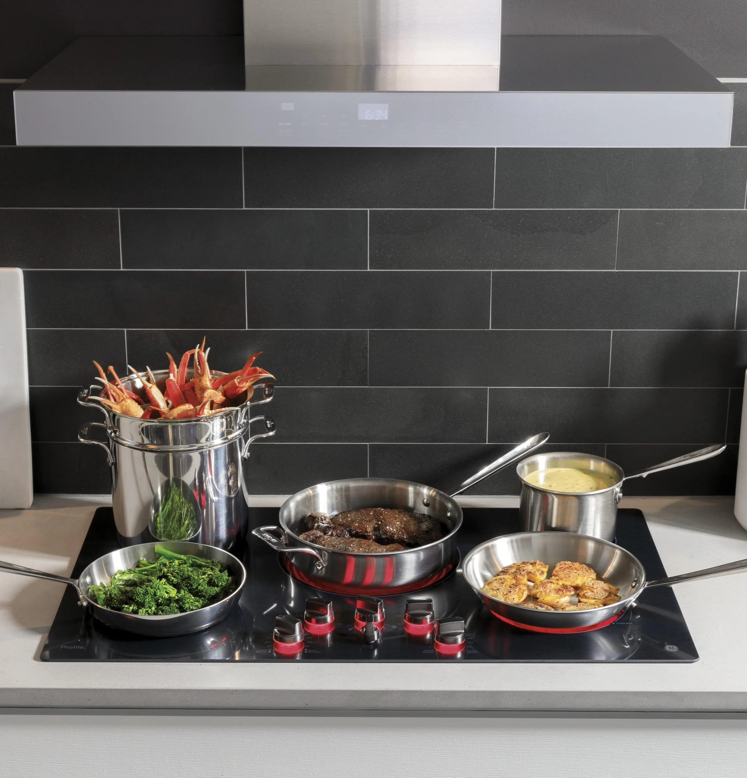 Ge Appliances UVW9361SLSS 36" Smart Designer Wall Mount Hood w/ Perimeter Venting - Image 16