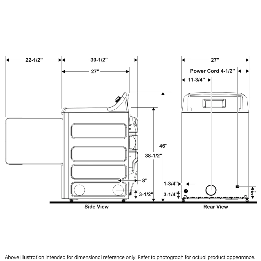 VTD52EASRWB GE® 7.4 cu. ft. Capacity aluminized alloy drum Commercial Electric Dryer with Sensor Dry, Built-In App Payment System SITE WIFI REQUIRED - Image 11