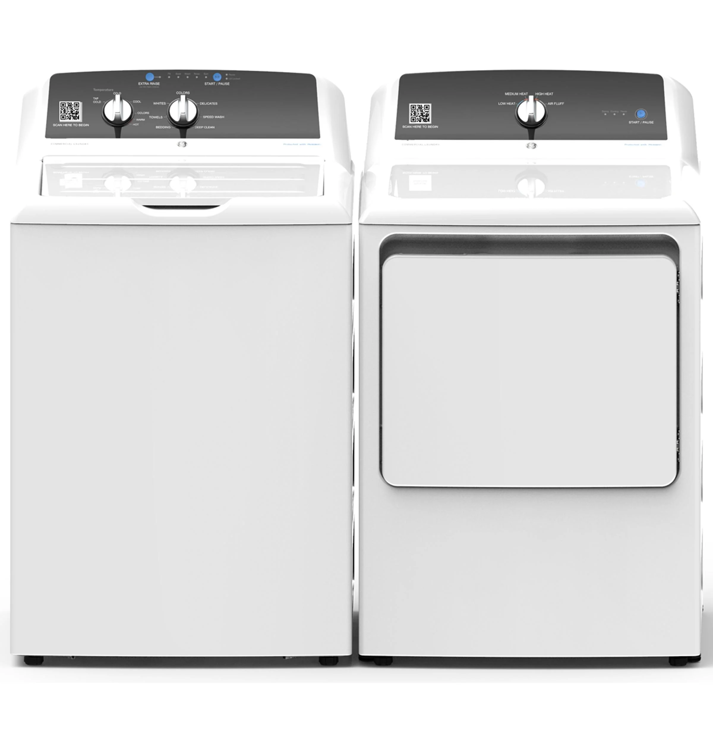 VTD52GASRWB GE® 7.4 cu. ft. Capacity aluminized alloy drum Commercial Gas Dryer with Sensor Dry, Built-In App Payment System SITE WIFI REQUIRED - Image 4