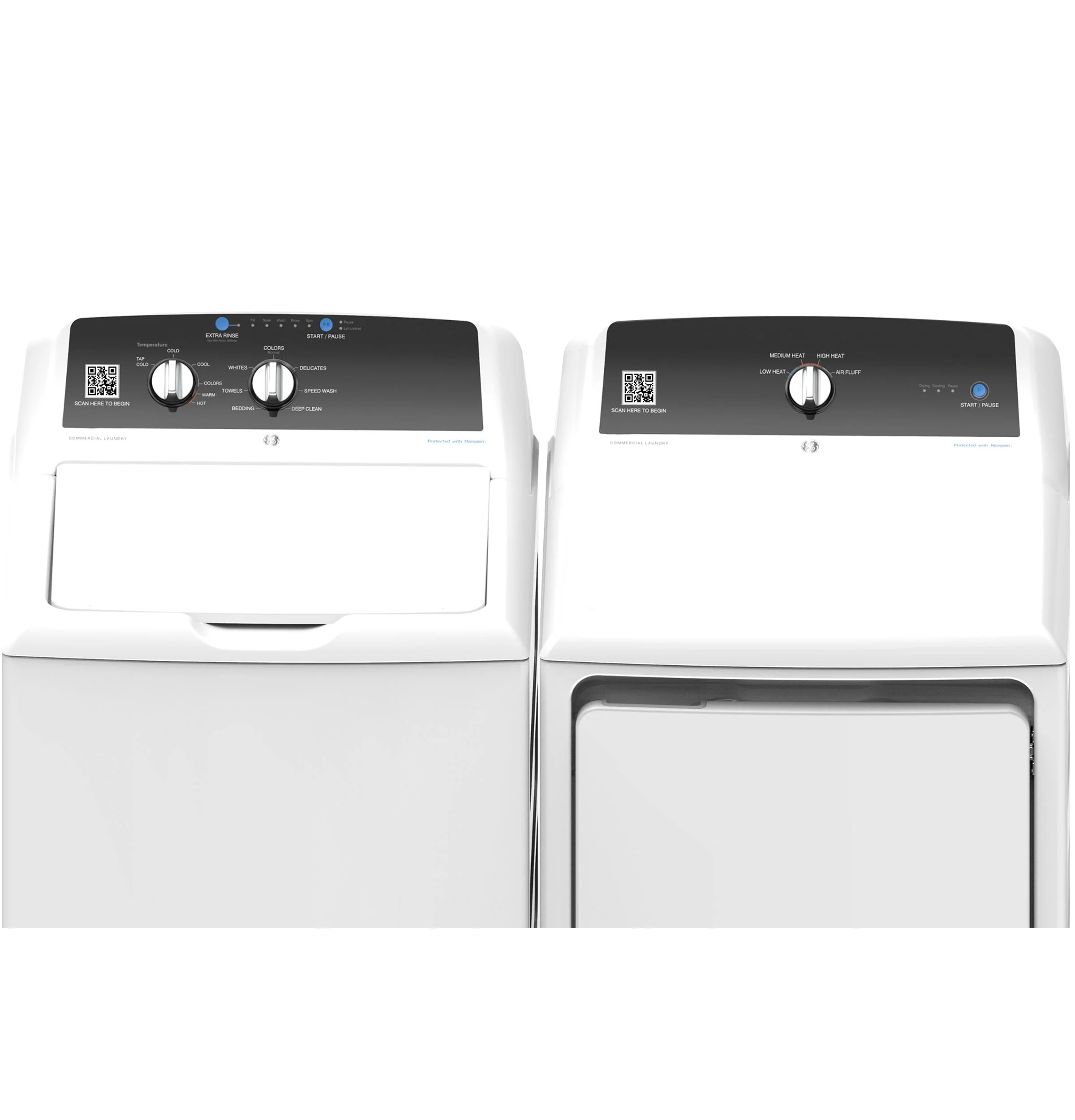 VTD52GASRWB GE® 7.4 cu. ft. Capacity aluminized alloy drum Commercial Gas Dryer with Sensor Dry, Built-In App Payment System SITE WIFI REQUIRED - Image 5