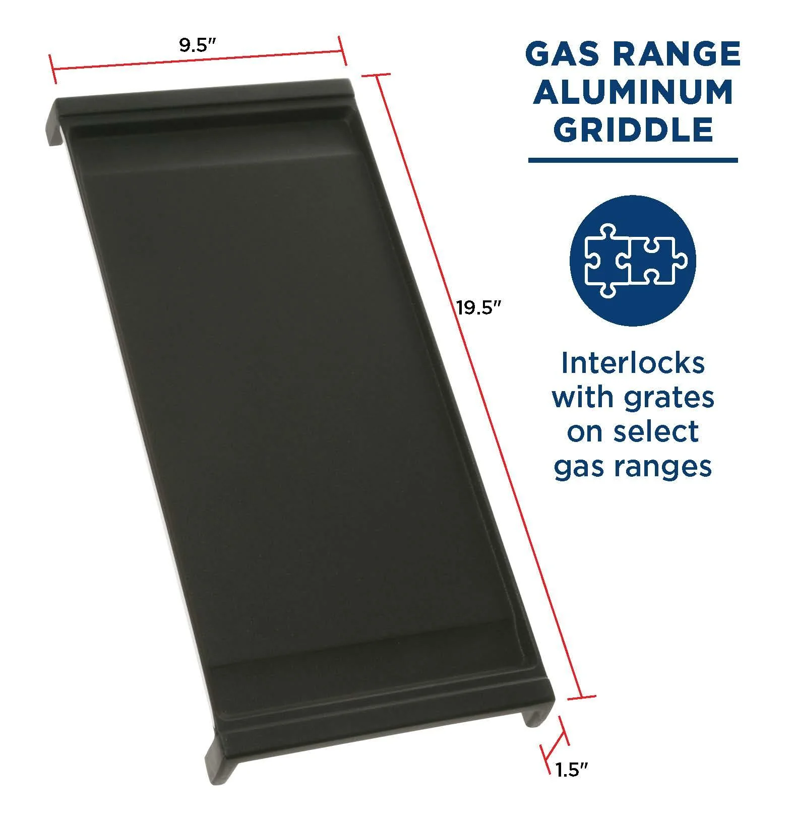 Ge Appliances WB31X24738 Non-Stick Aluminum Griddle - Image 5