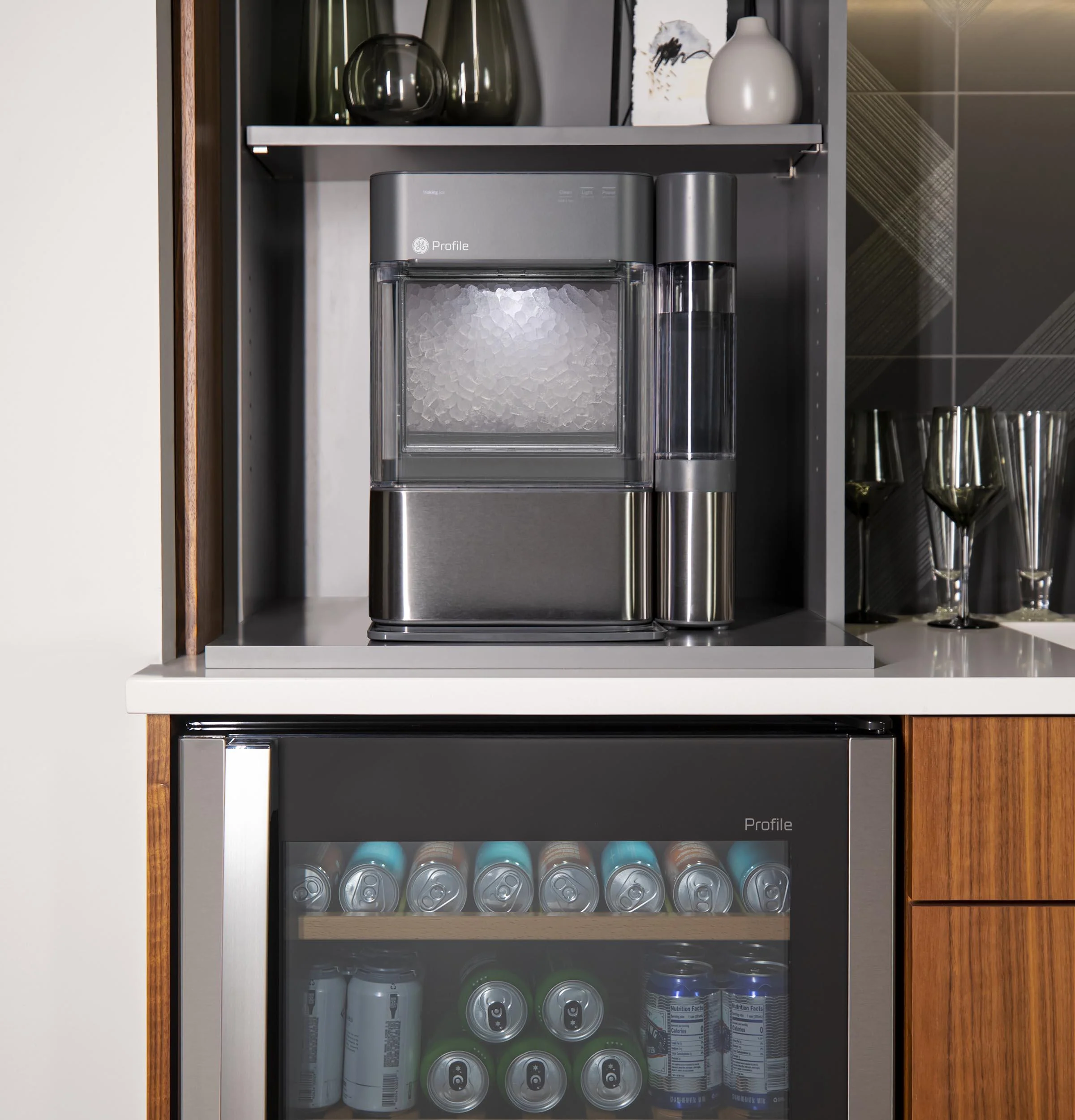 XPIO13SCSS GE Profile™ Opal™ 2.0 Nugget Ice Maker with Side Tank - Image 5