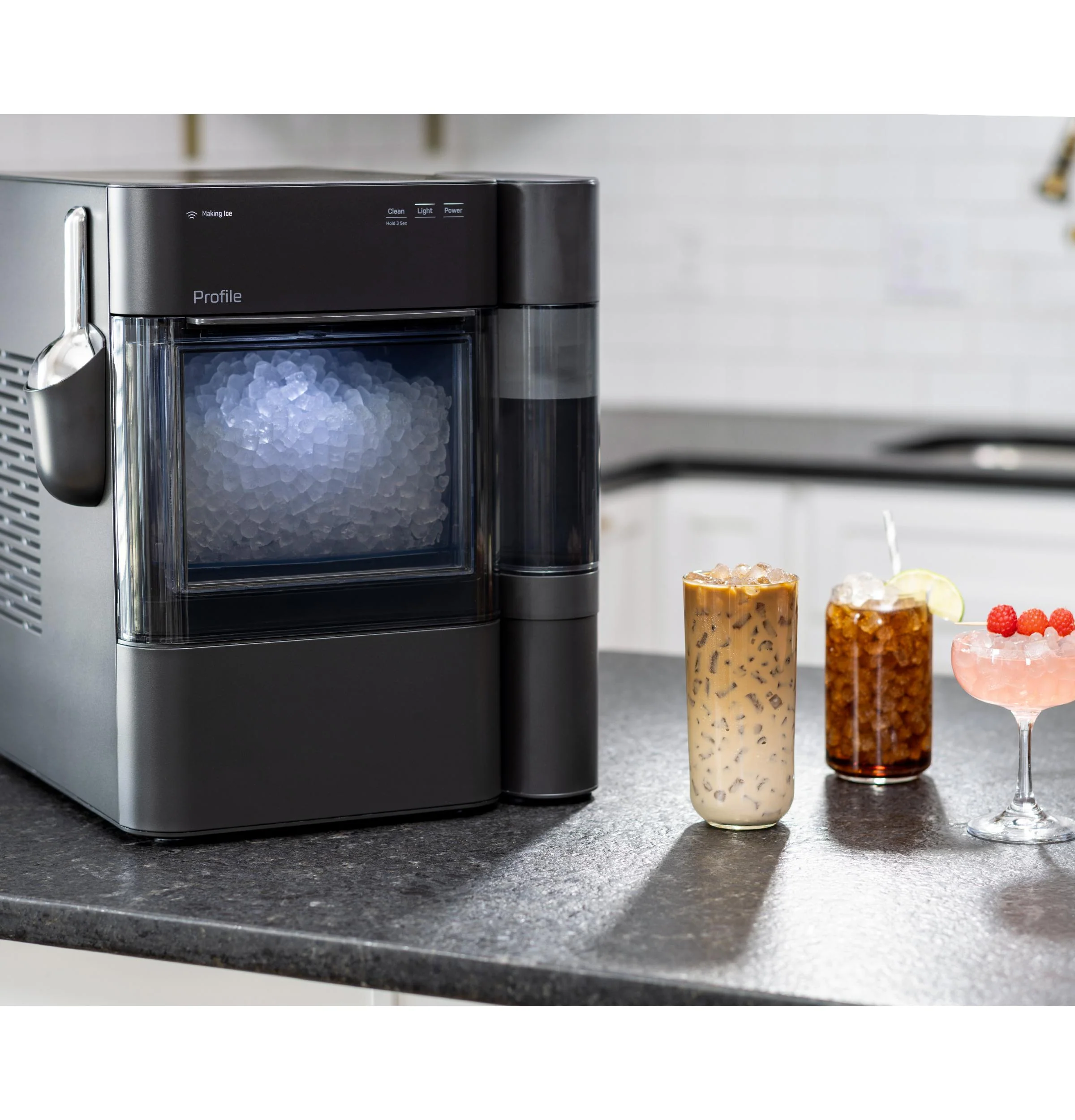 XPIO13SWBB GE Profile™ Opal™ 2.0 Ultra Nugget Ice Maker with Side Tank and Scale Inhibiting Filter - Image 6