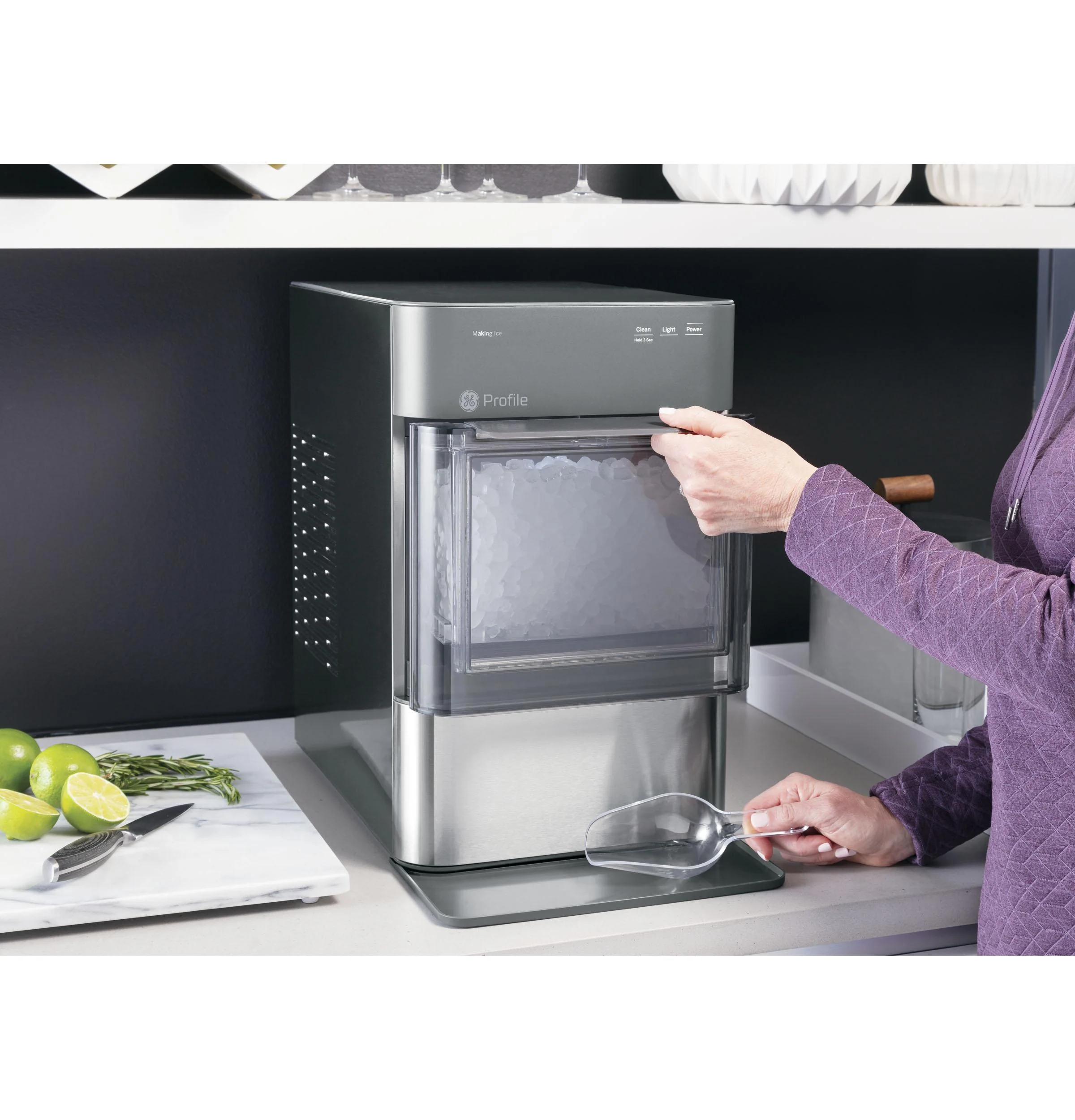 XPIO23SCSS GE Profile™ Opal™ 2.0 Nugget Ice Maker - Image 4