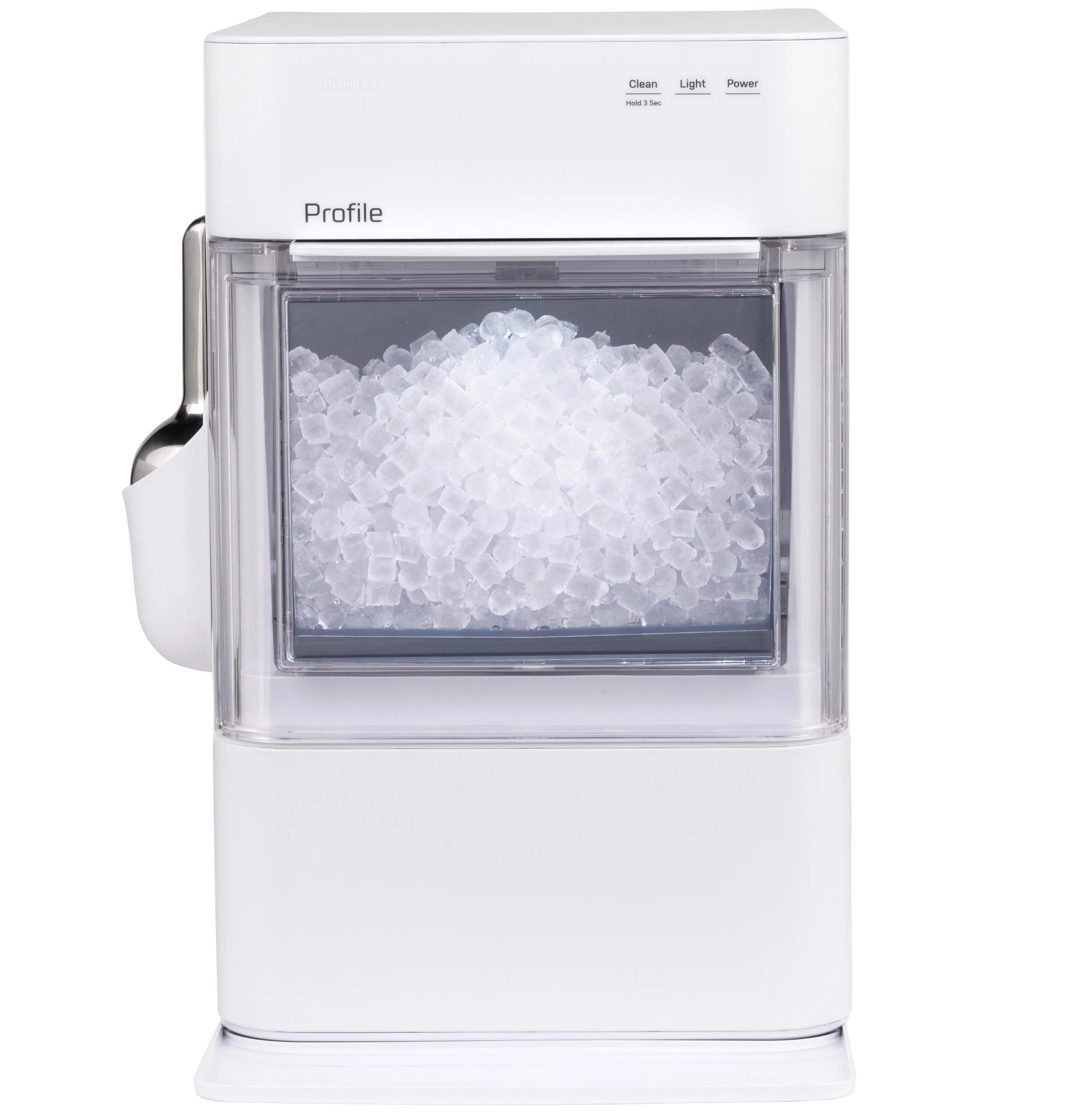 XPIO23SWOW GE Profile™ Opal™ 2.0 Ultra Nugget Ice Maker with Scale Inhibiting Filter