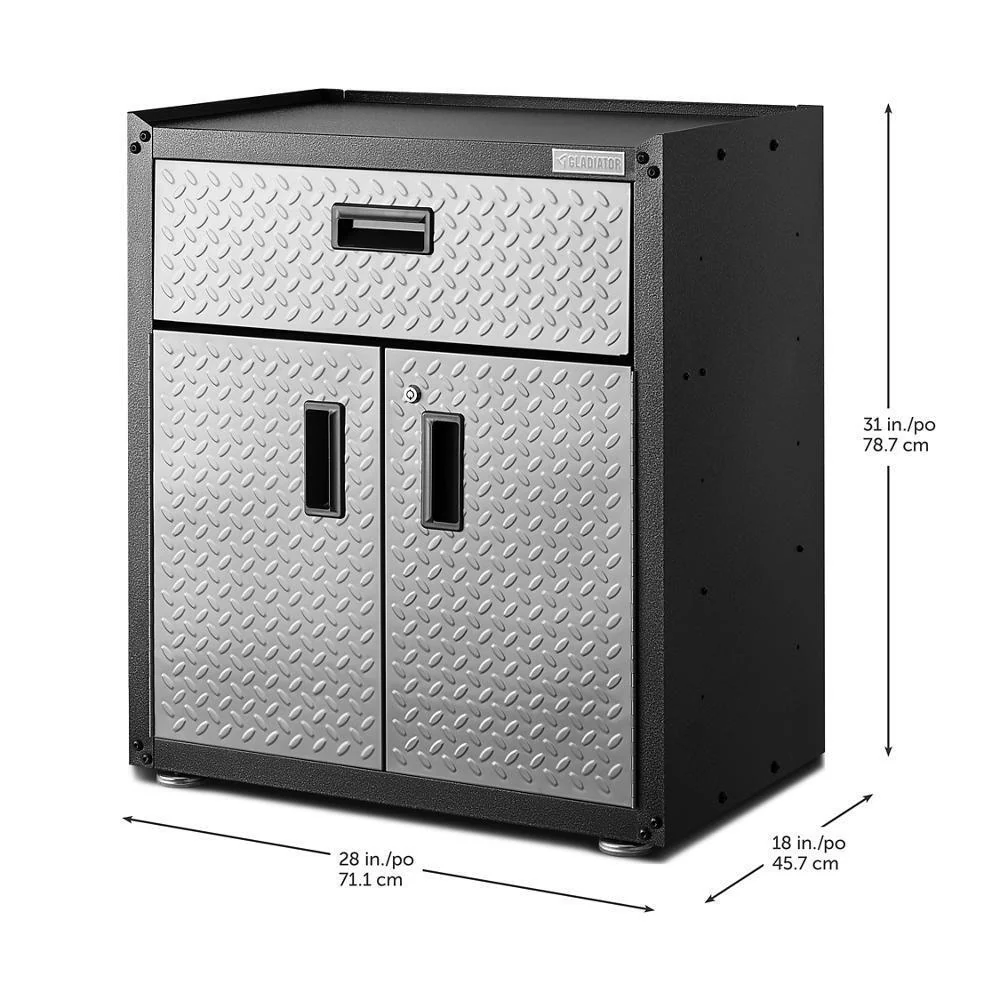 Gladiator GAGB28KDYG Ready-to-Assemble 3/4-Door Modular GearBox - Image 4