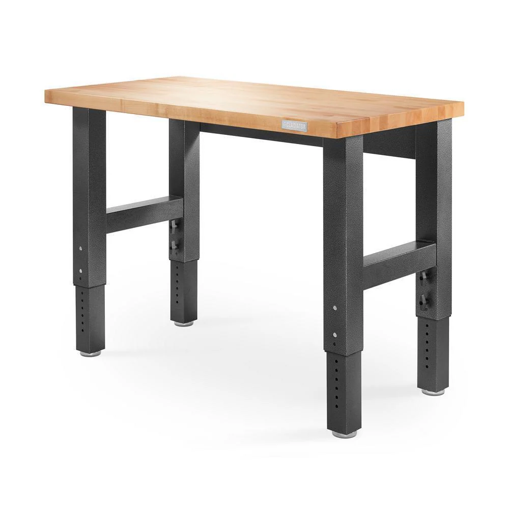 Gladiator GAWB04HWEG 4' Adjustable Height Hardwood Workbench - Image 17