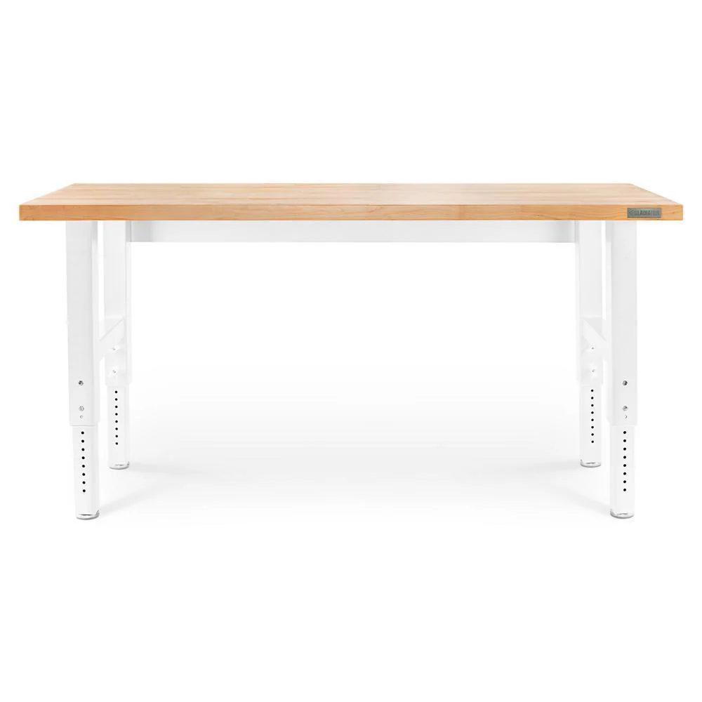 Gladiator GAWB06HWGW 6' Adjustable Height Hardwood Workbench