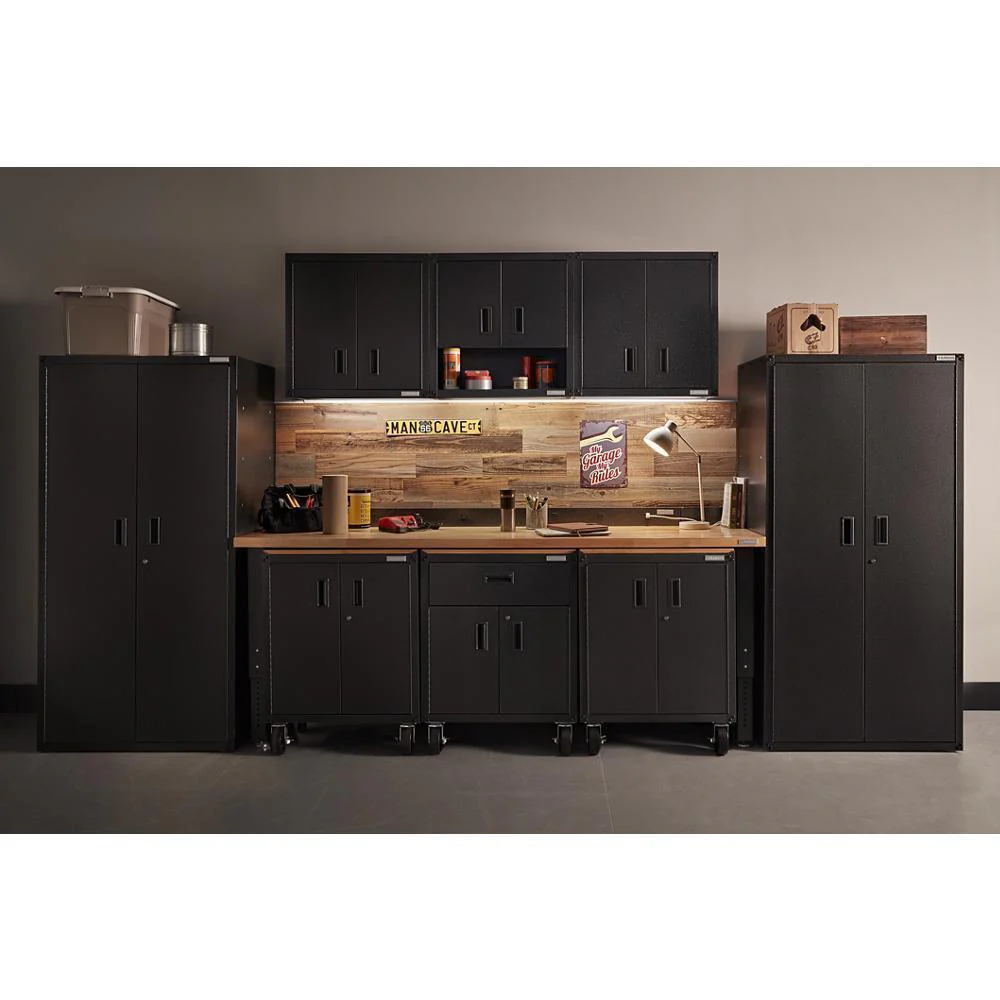 Gladiator GAWB08HWEG 8' Adjustable Height Hardwood Workbench - Image 8