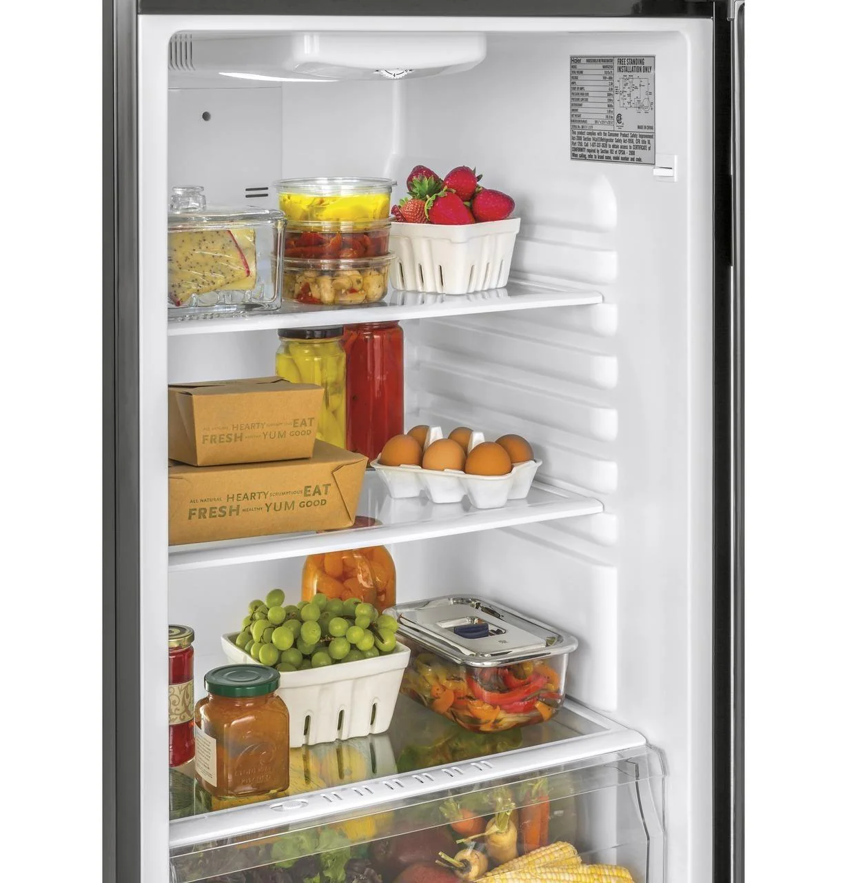 Haier HA10TG21SB 9.8 Cu. Ft. Top Freezer Refrigerator - Image 16