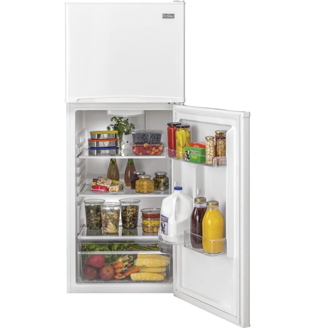 Haier HA10TG21SW 9.8 Cu. Ft. Top Freezer Refrigerator - Image 9