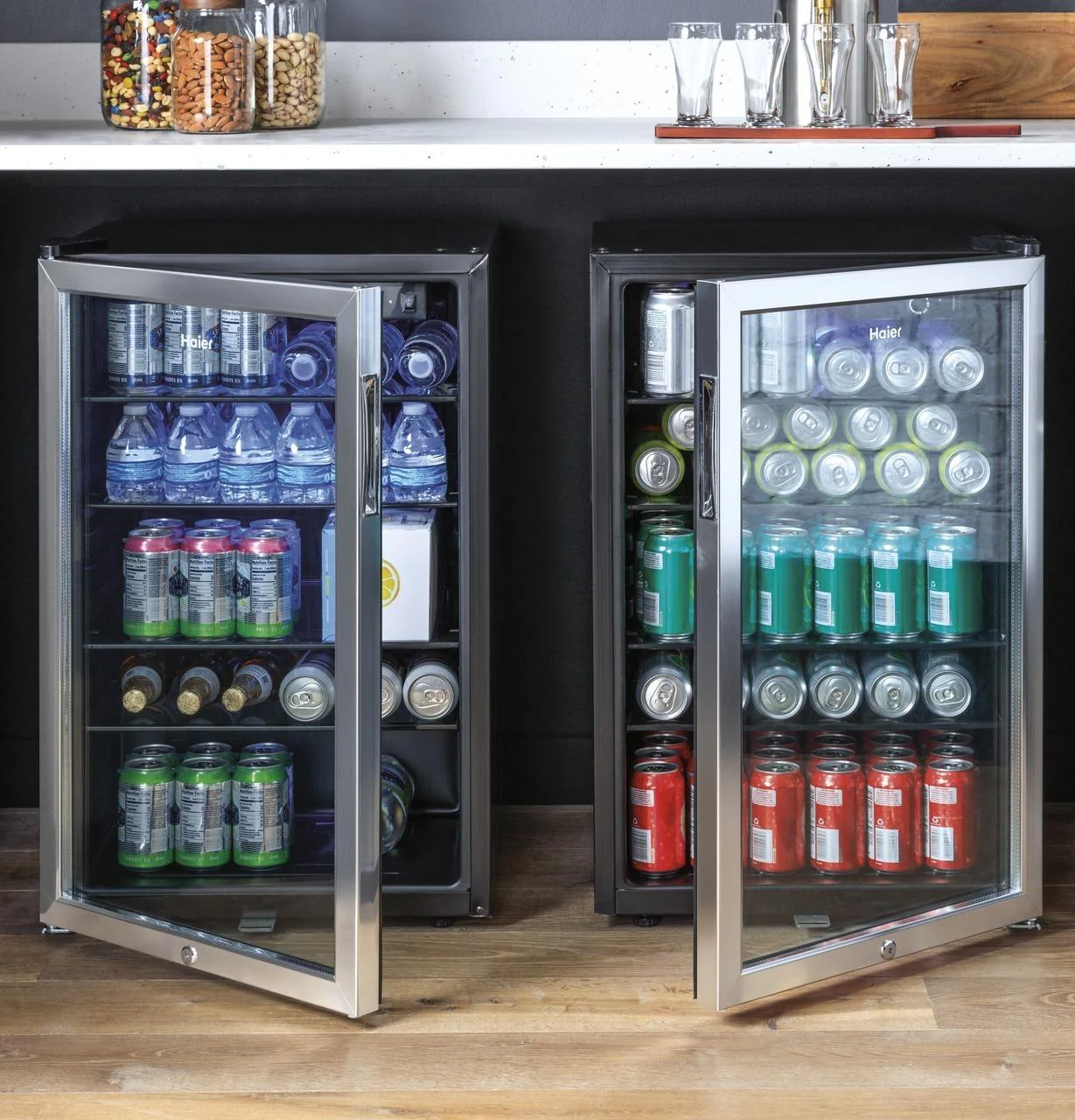 Haier HEBF100BXS 150-Can Beverage Center - Image 27