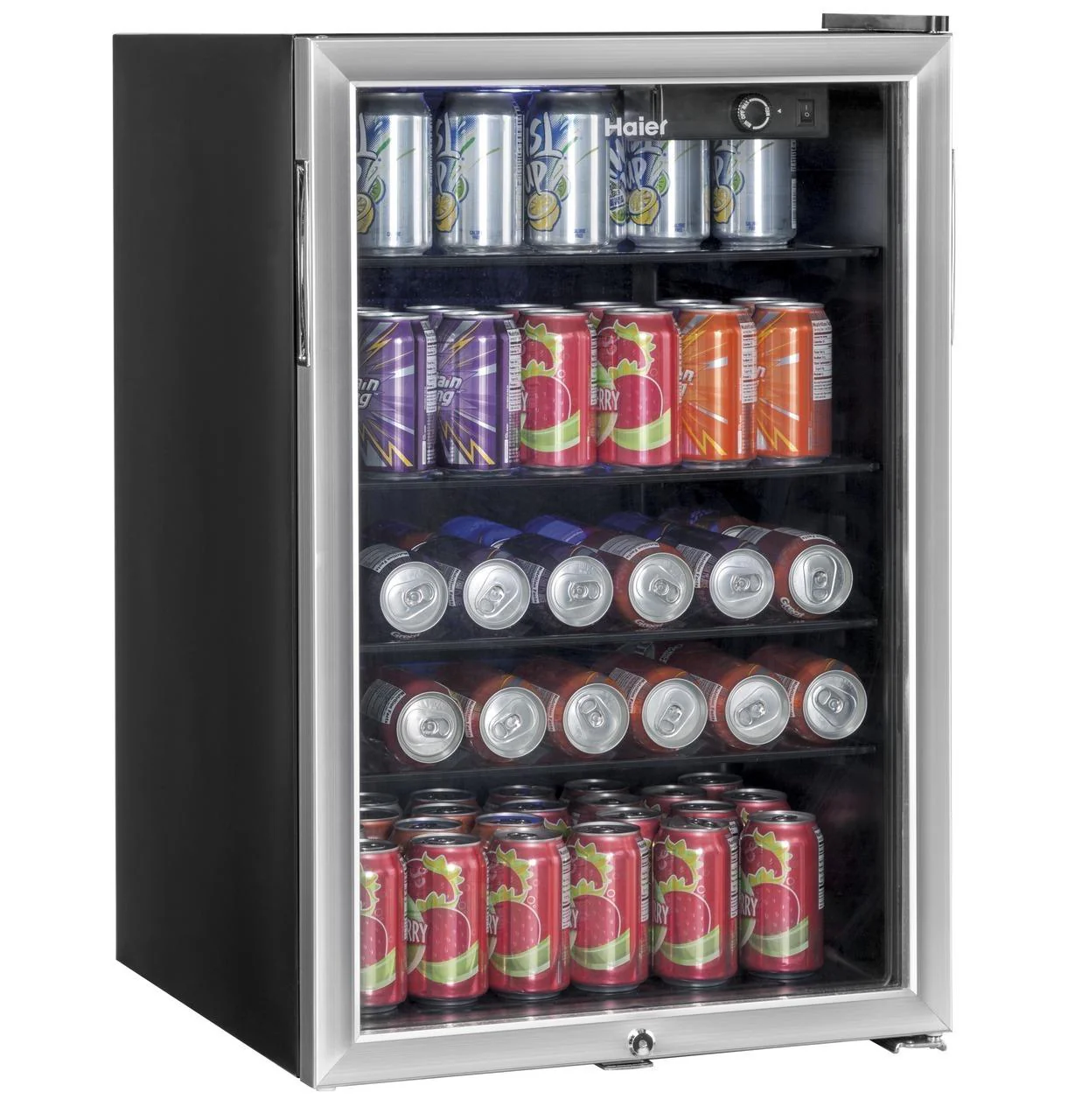 Haier HEBF100BXS 150-Can Beverage Center - Image 3