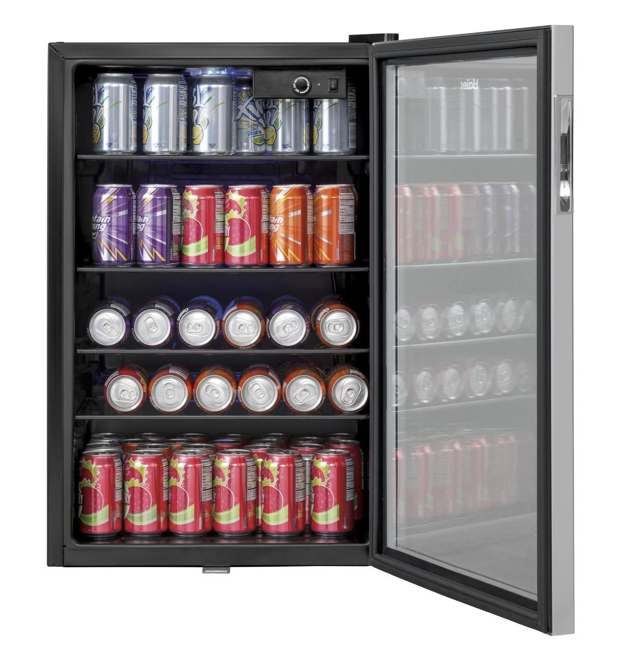 Haier HEBF100BXS 150-Can Beverage Center - Image 9