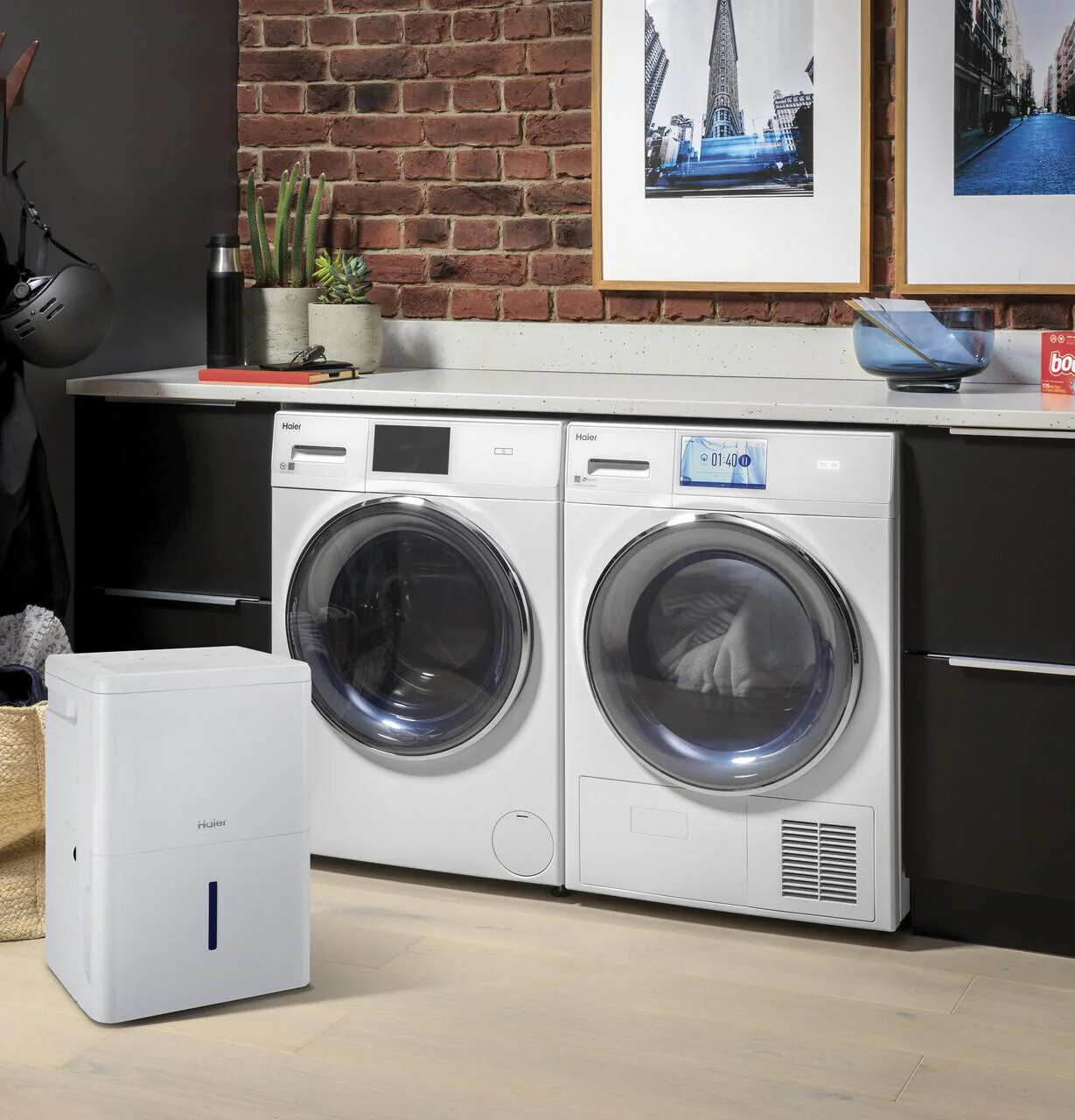 QDHR20LZ Haier 20 Pint ENERGY STAR® Portable Dehumidifier with Smart Dry for Damp Spaces - Image 20