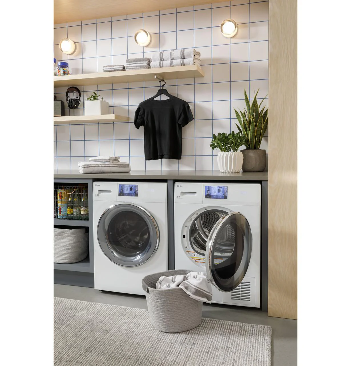 4.1 cu.ft. Capacity Smart 24" Ventless Condenser Frontload Electric Dryer with Stainless Steel Basket - Image 30